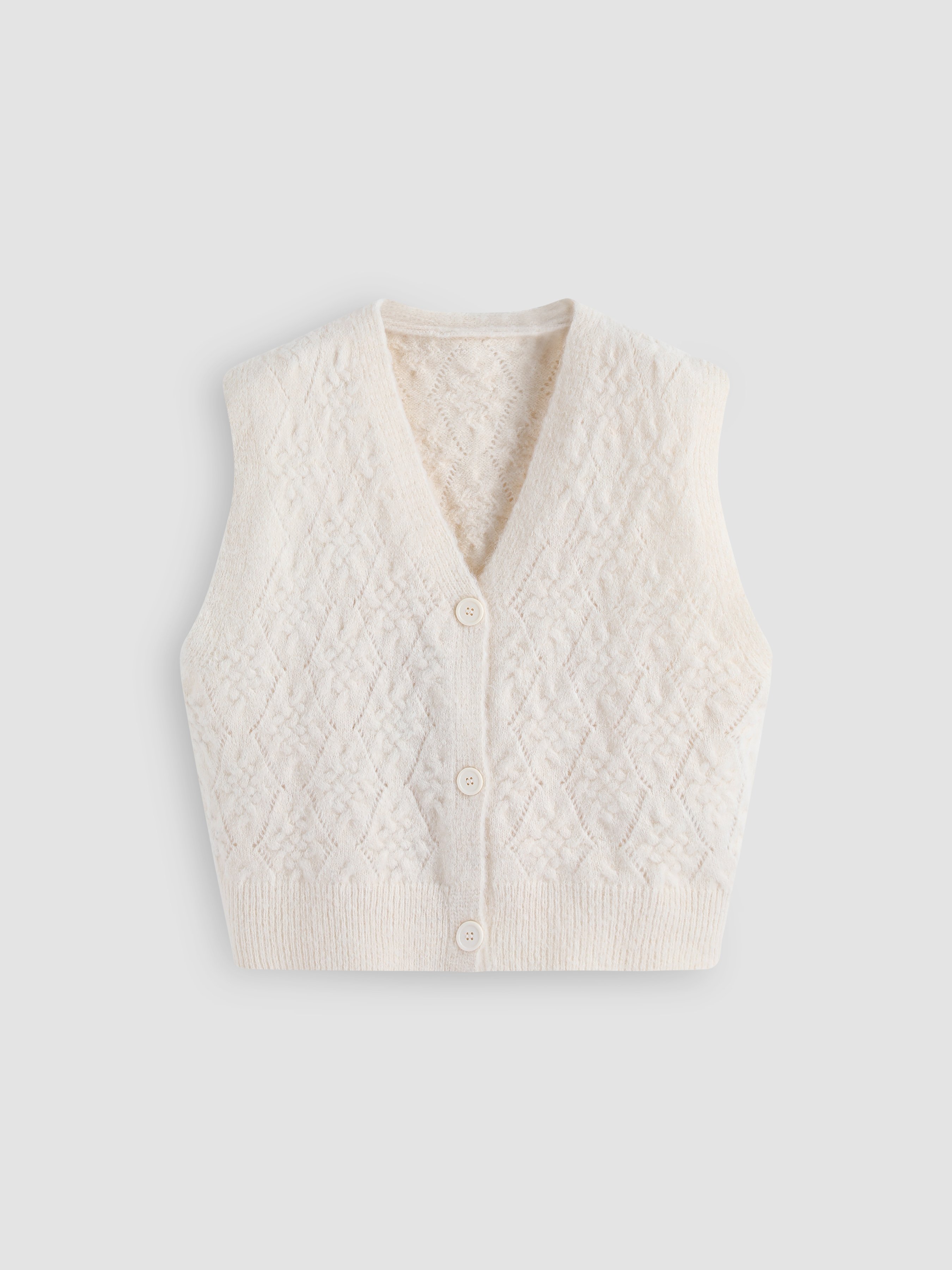 Cream Of The Crop Knit Sweater Vest Cider
