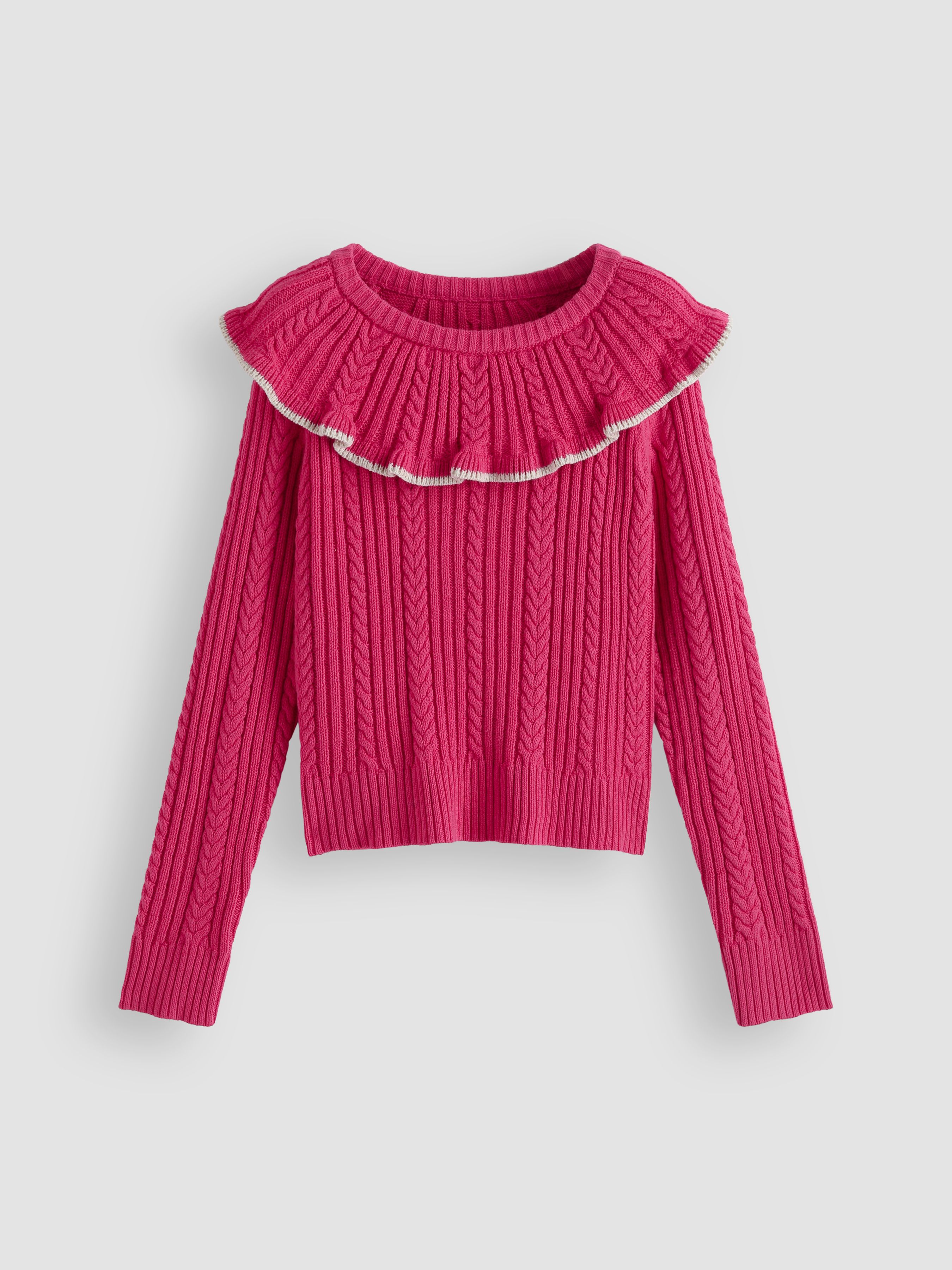 Romantic Solid Sweater Cider