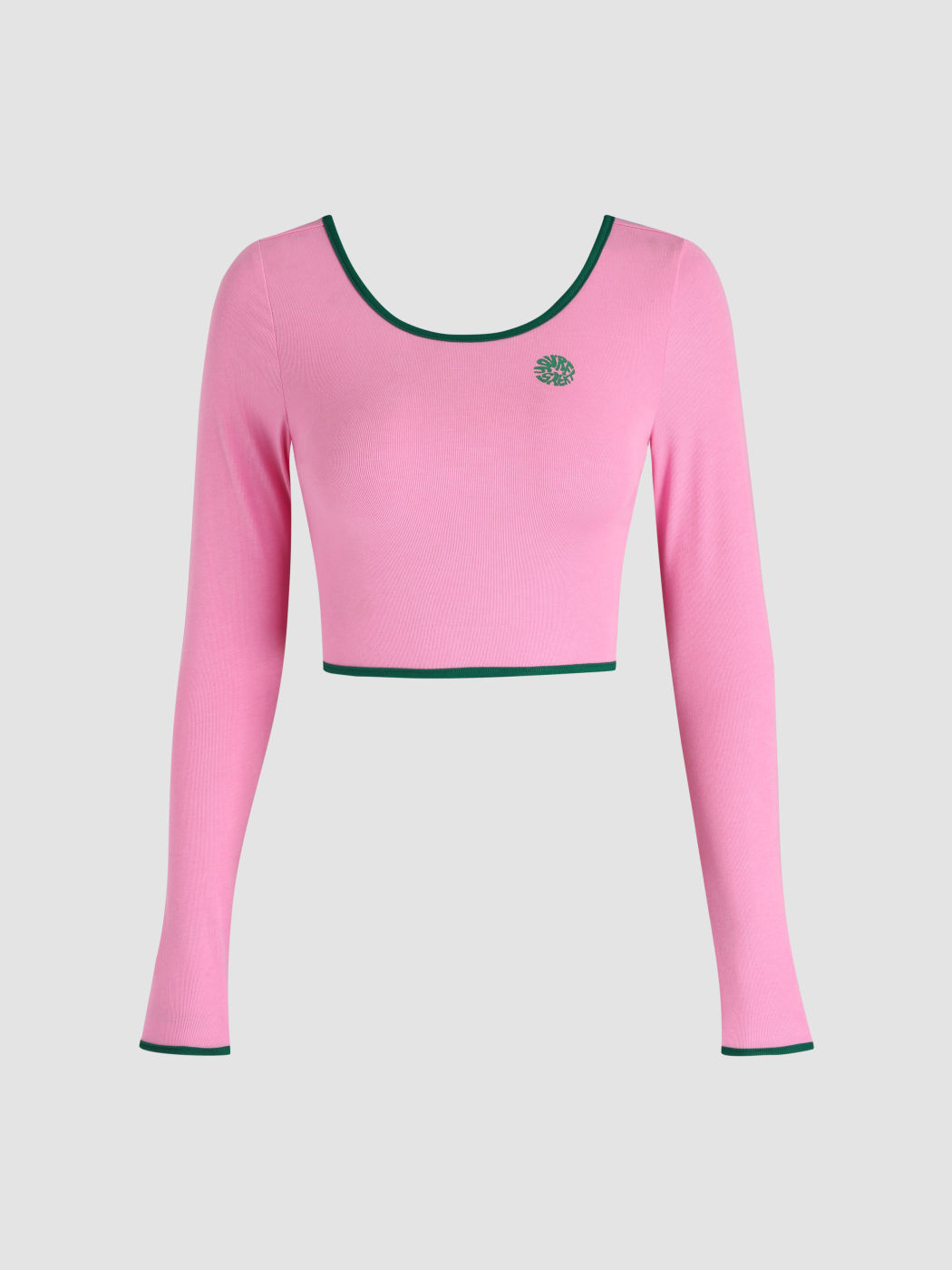 Pink Crop Top Tee