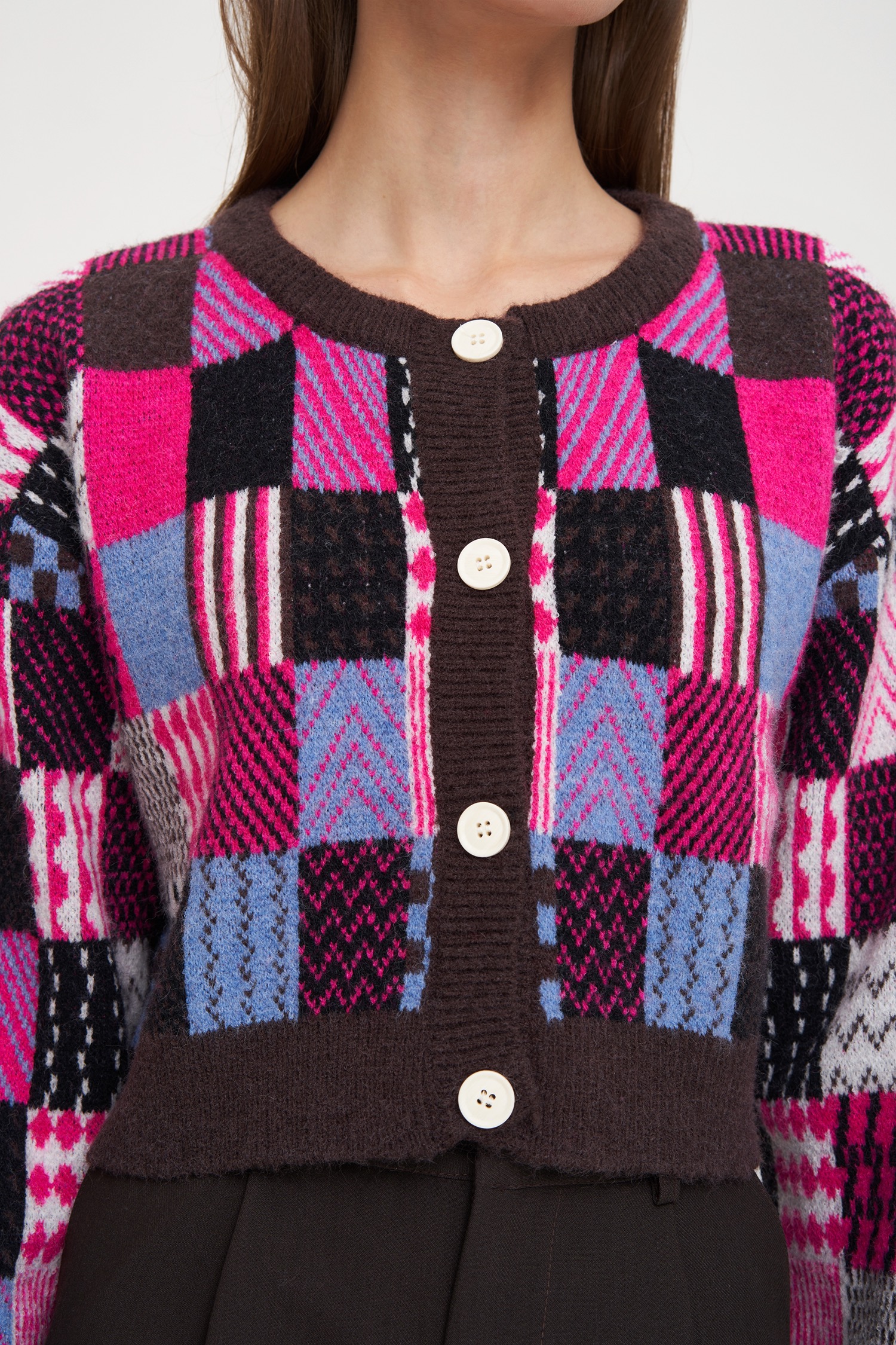 Fun and Funky Chunky Knit Cardigan
