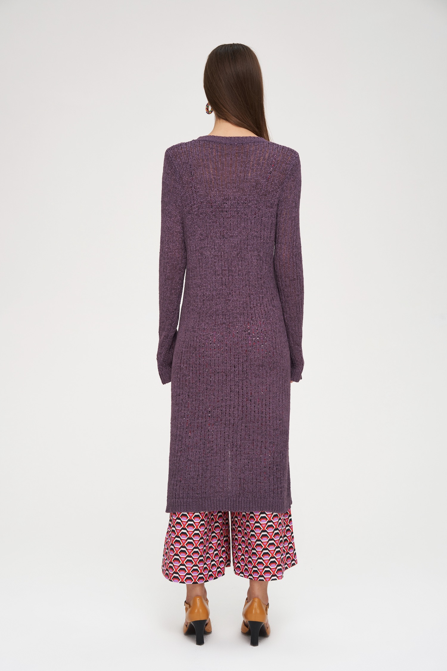 open lace back dress Madeline Maxi Knit Dress