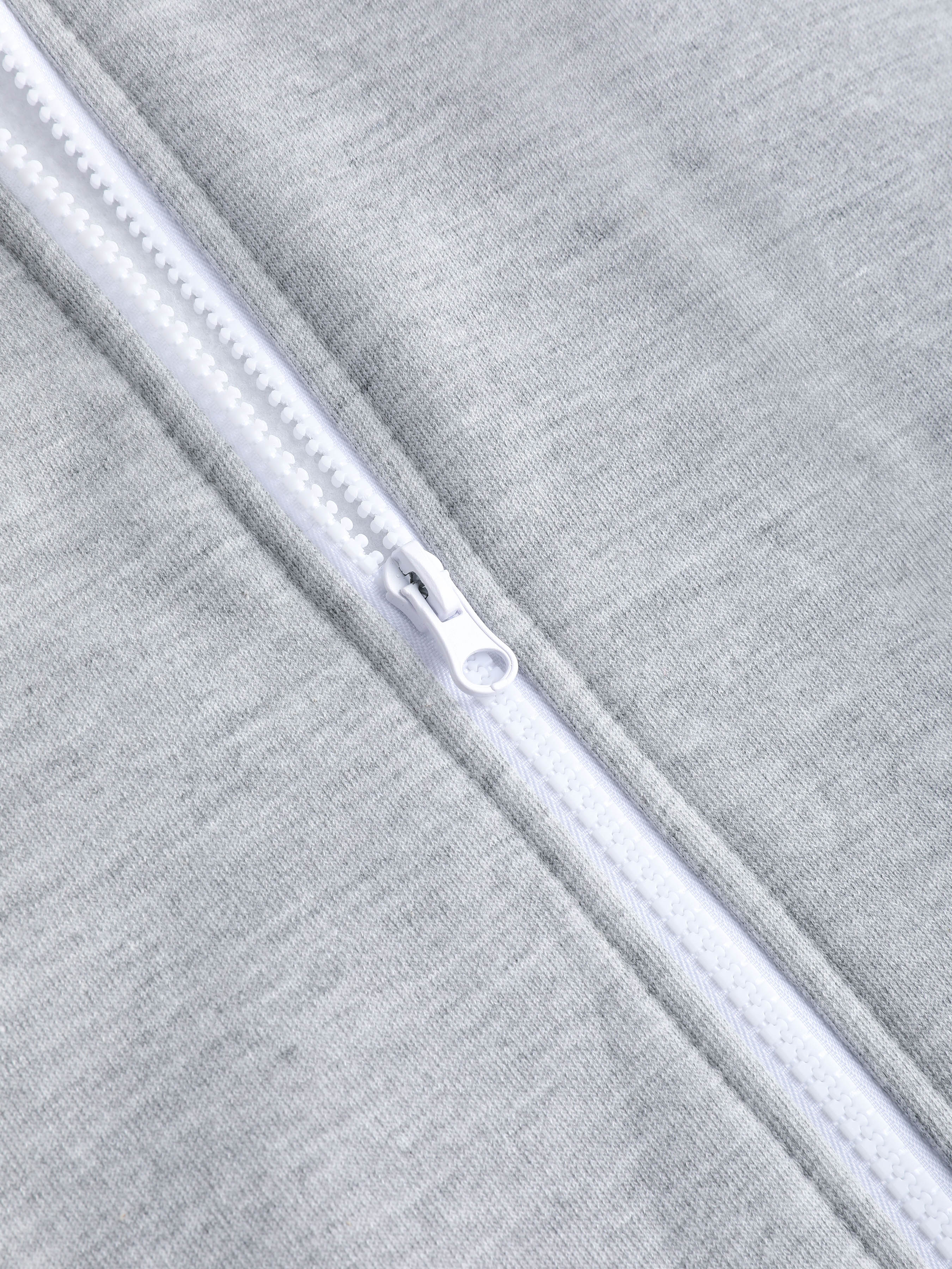 グレー ジップ アップ フーディ - Cider