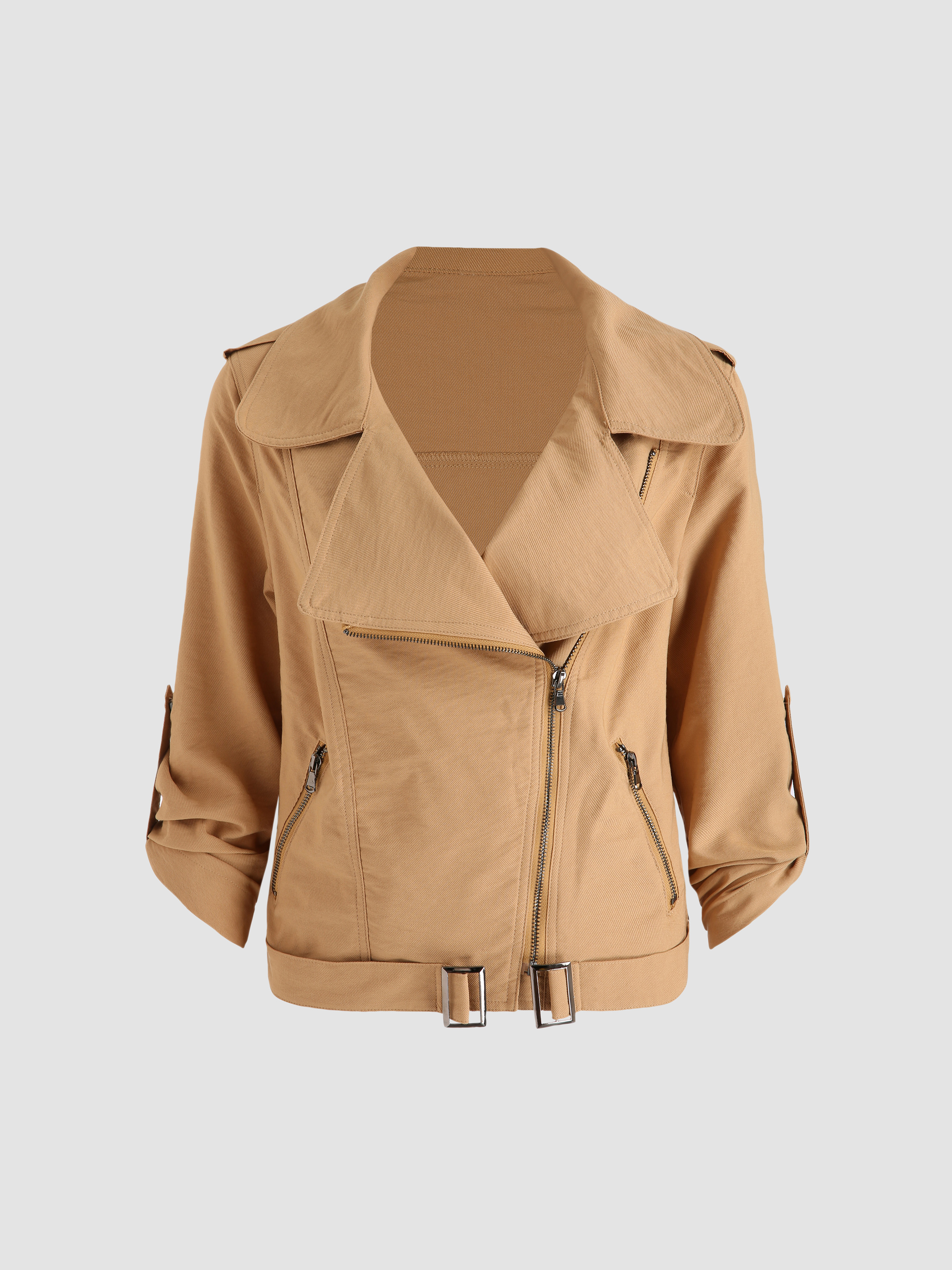 Khaki Collar Jacket Cider
