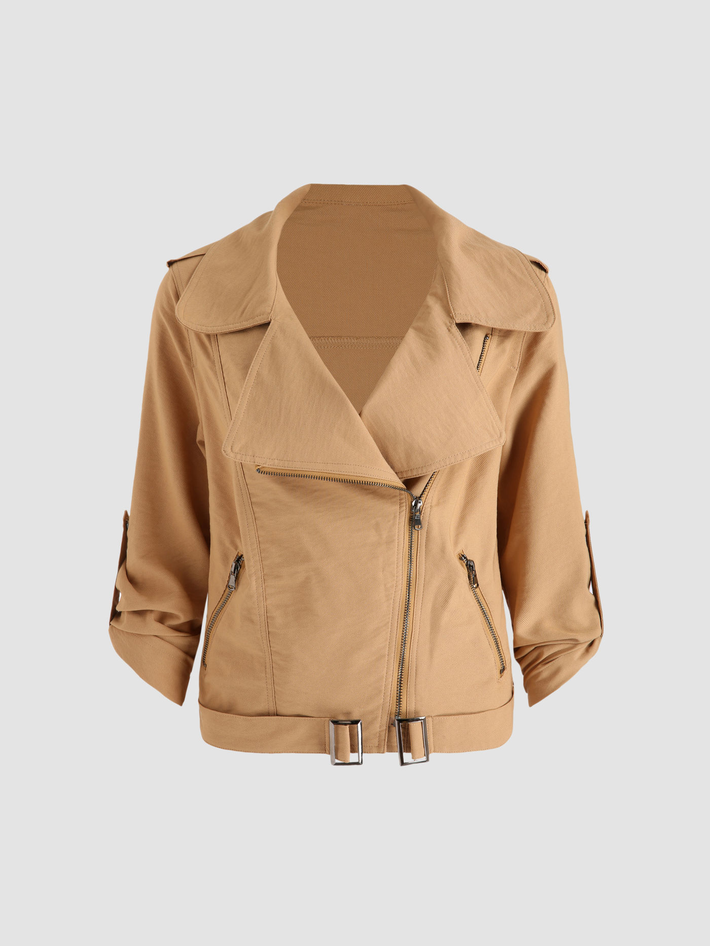 Khaki Collar Jacket 