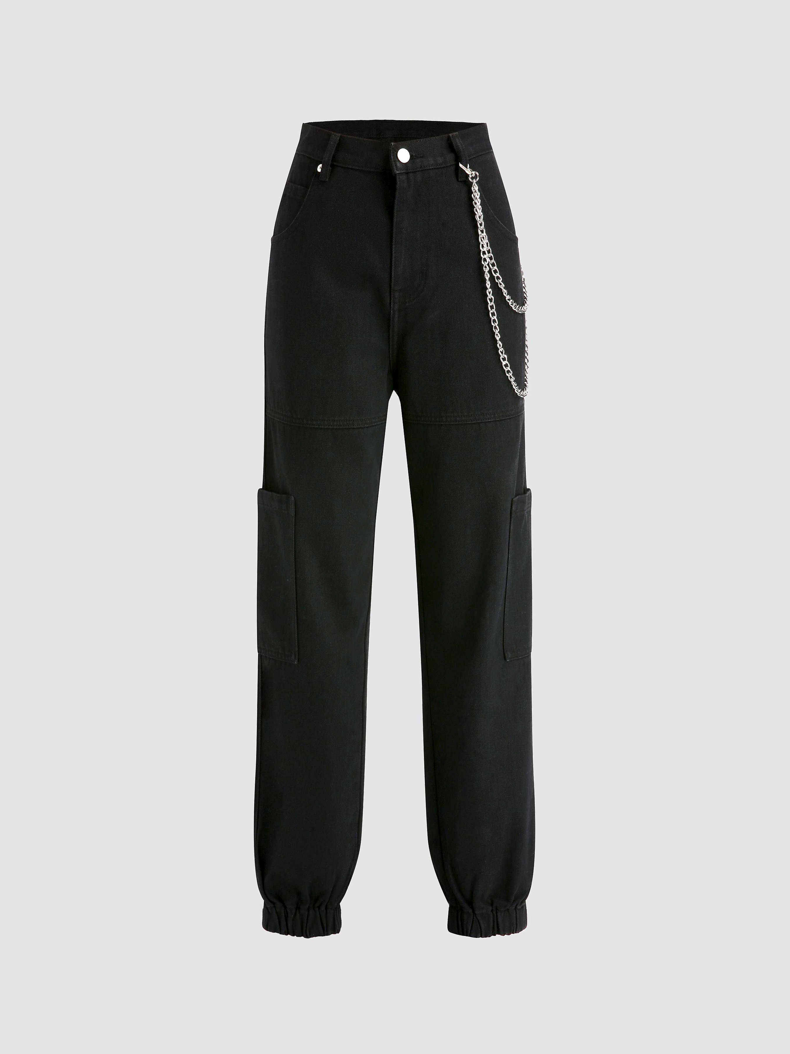 Gothic Bandage Chain Baggy Pants For Women Hip Hop Vintage Cargo Trousers  Women With Punk Style And Casual Streetwear Style From Westlakestore,  $68.69 | DHgate.Com