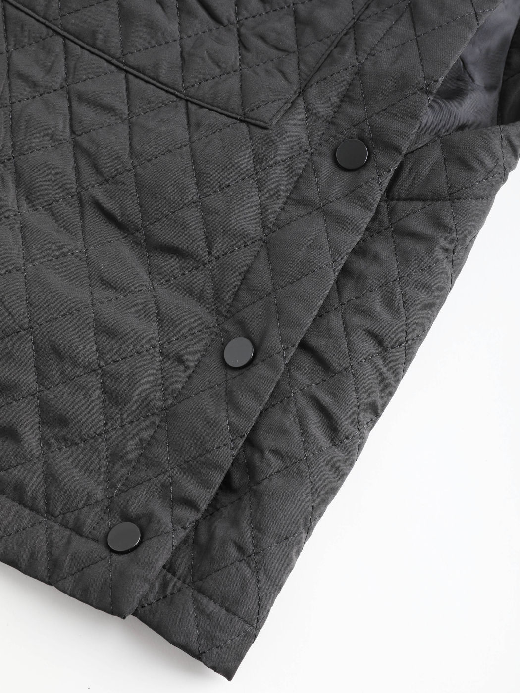 Black Cotton Vest 