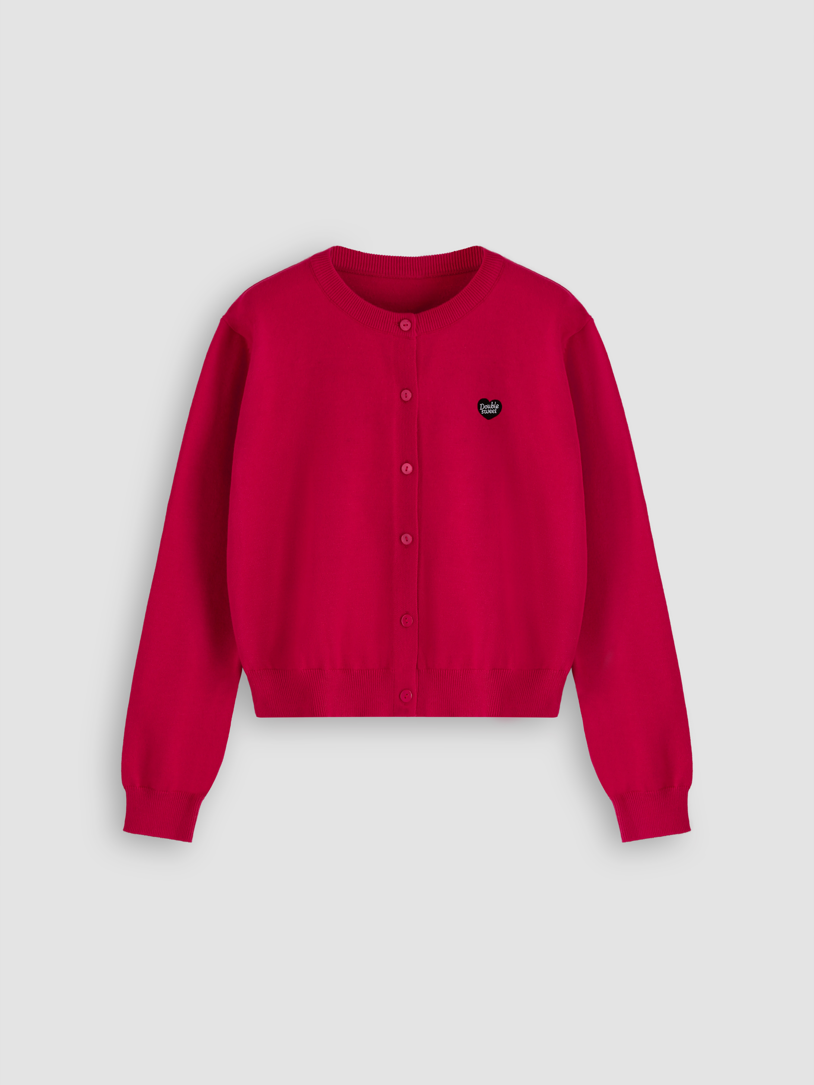 Lacoste sale red cardigan