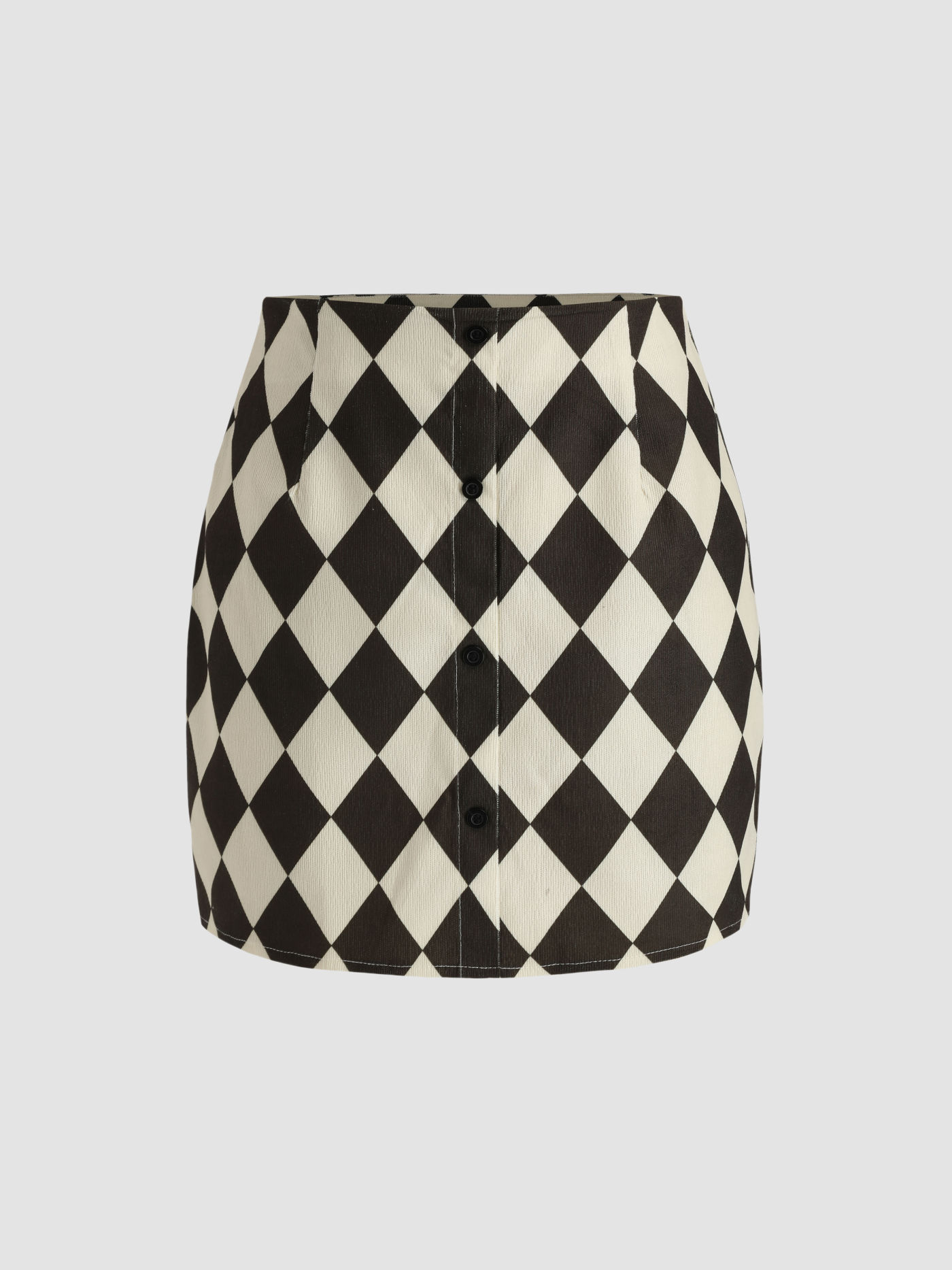 Checkered Mini Skirt