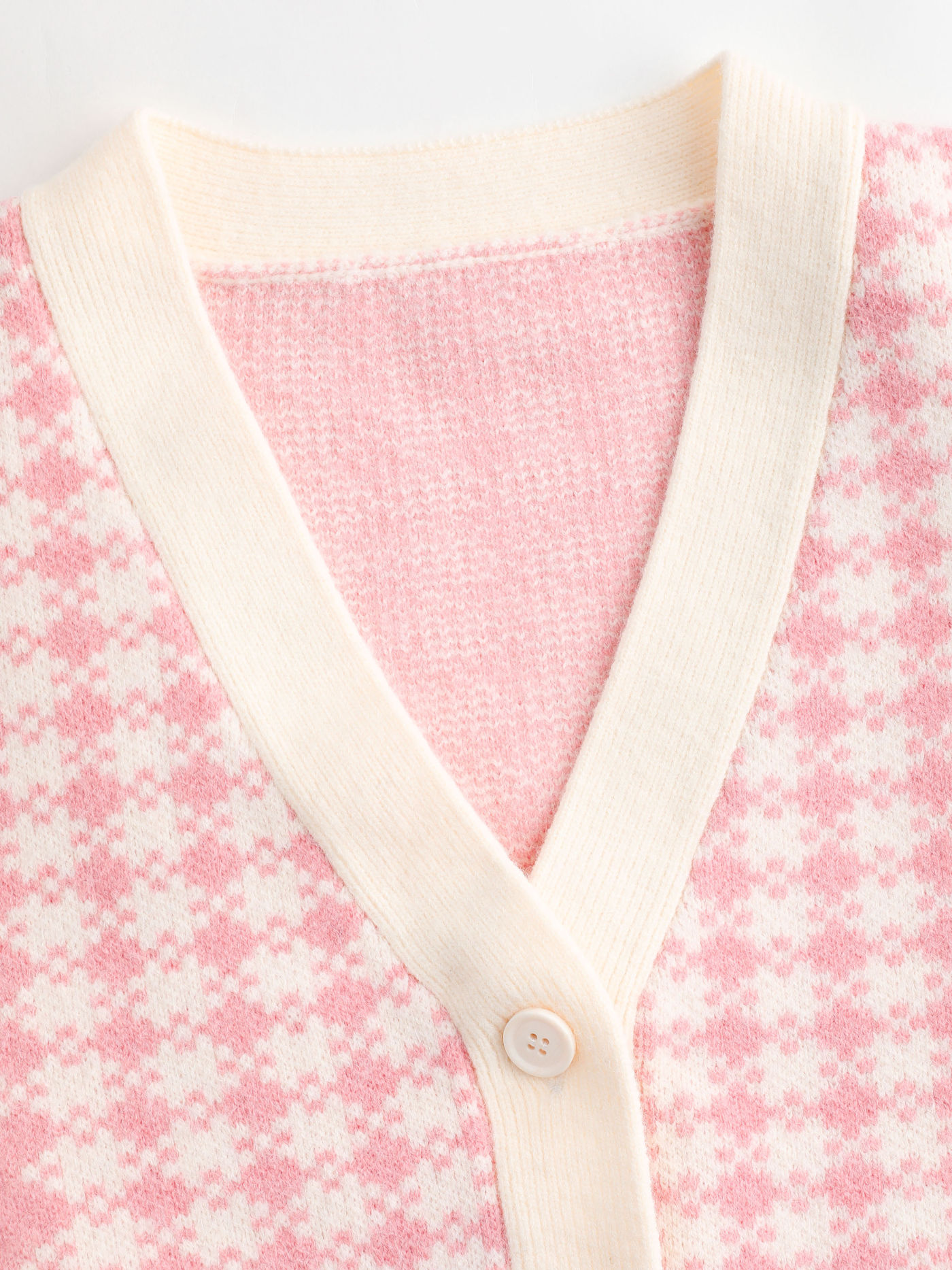 Pink Button Up Cardigan 