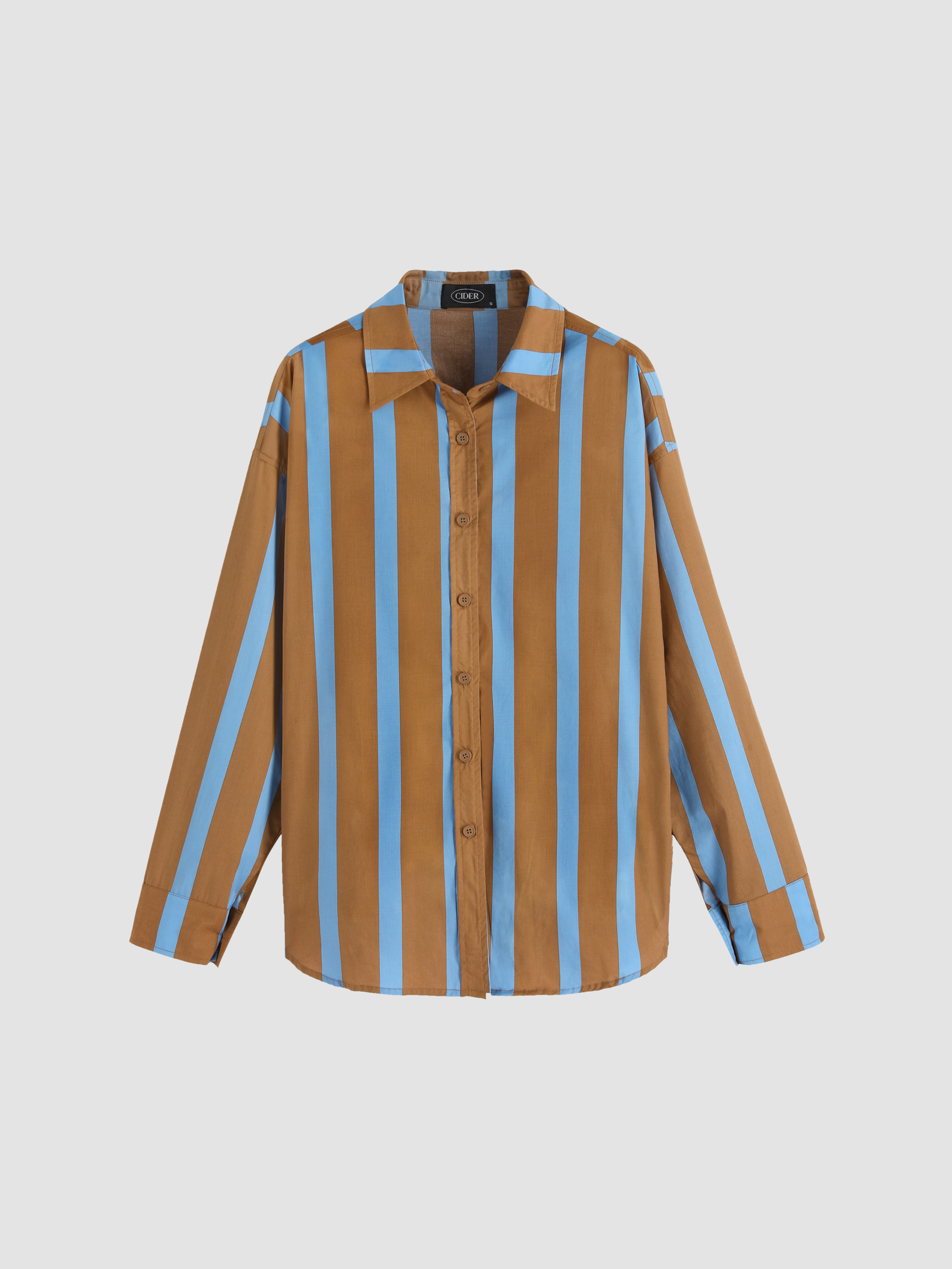 Retro Striped Shirt - Cider