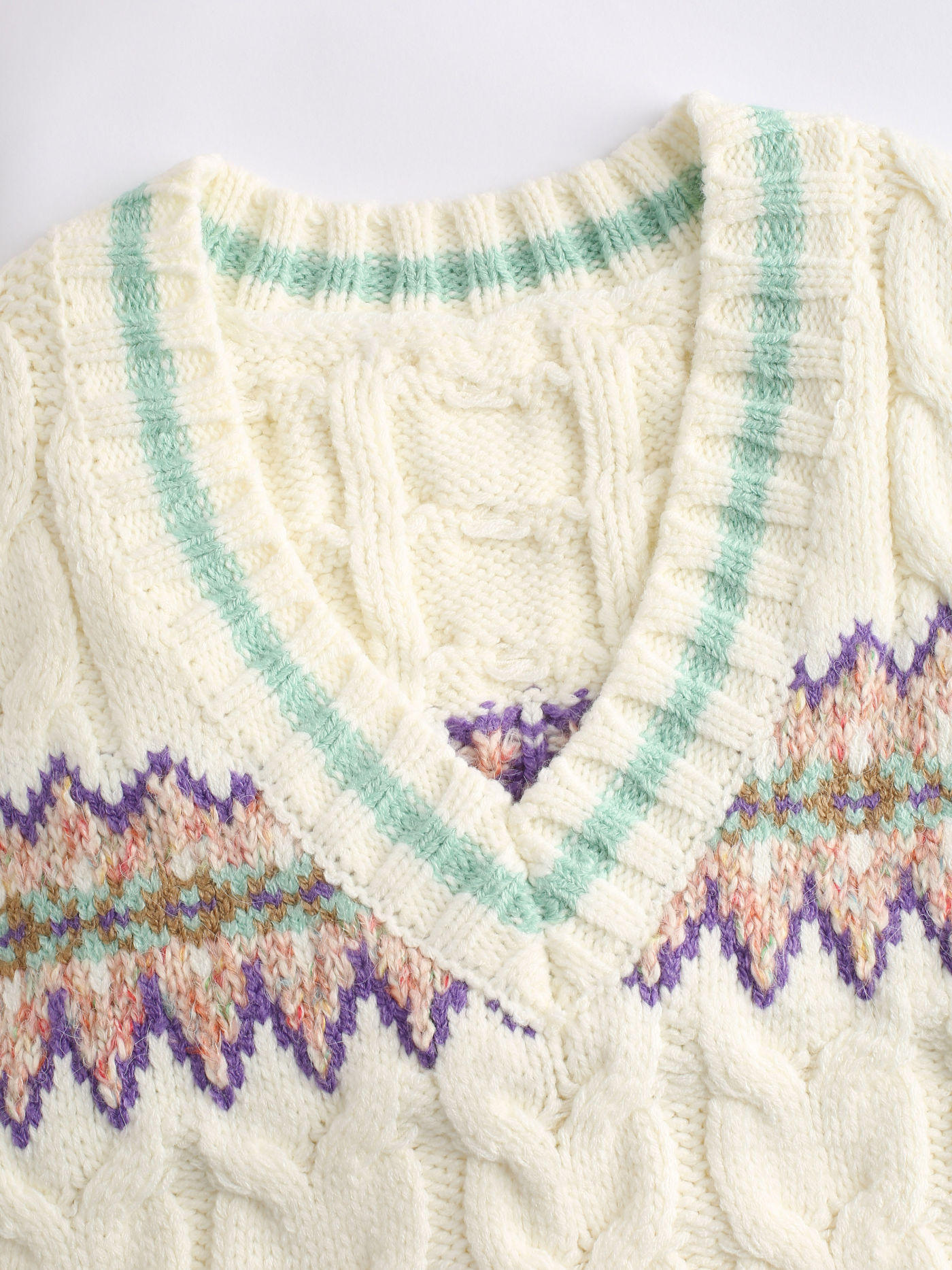 Retro Jacquard Vest