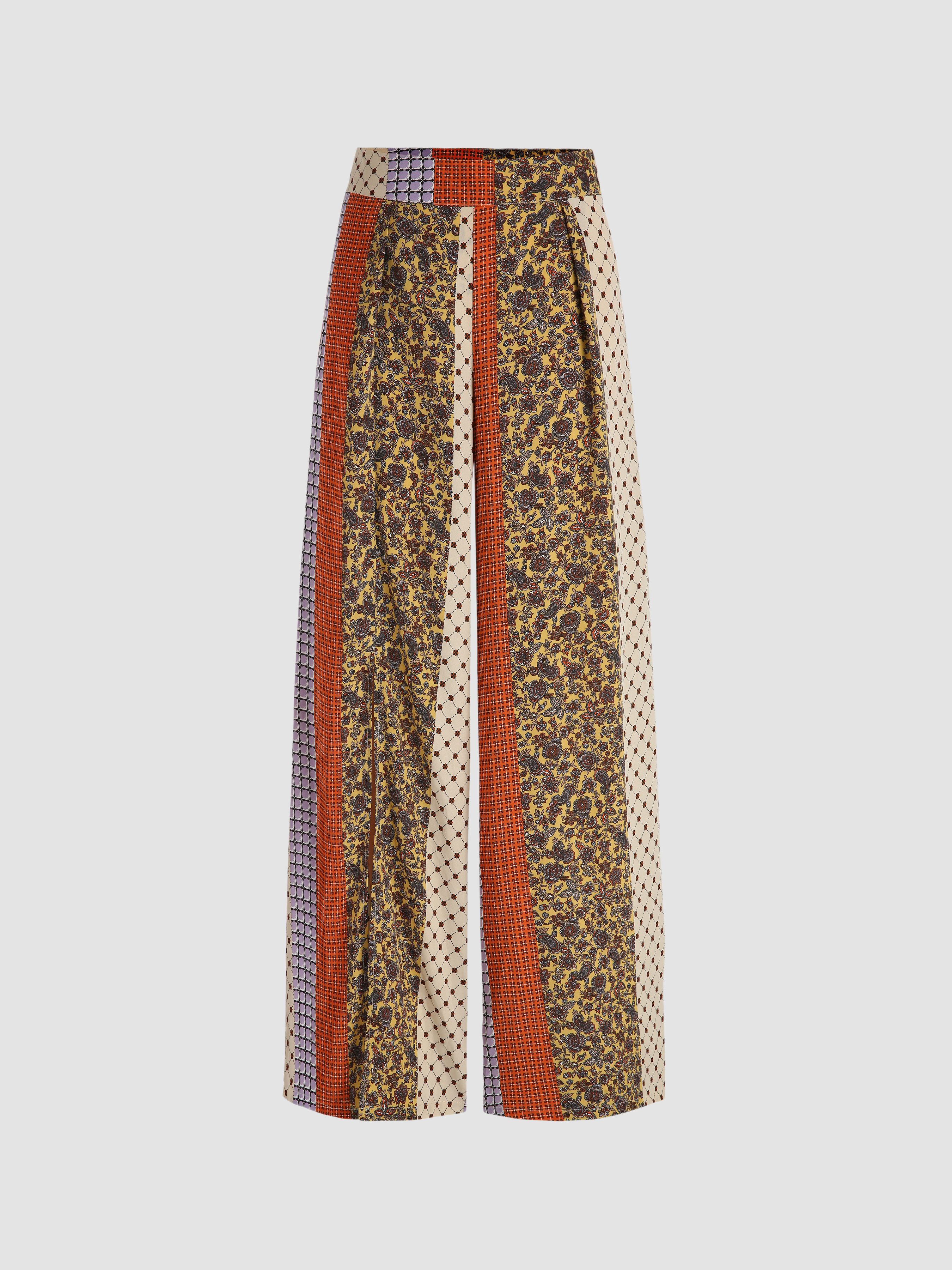 Brown Leopard Print Pants - Cider
