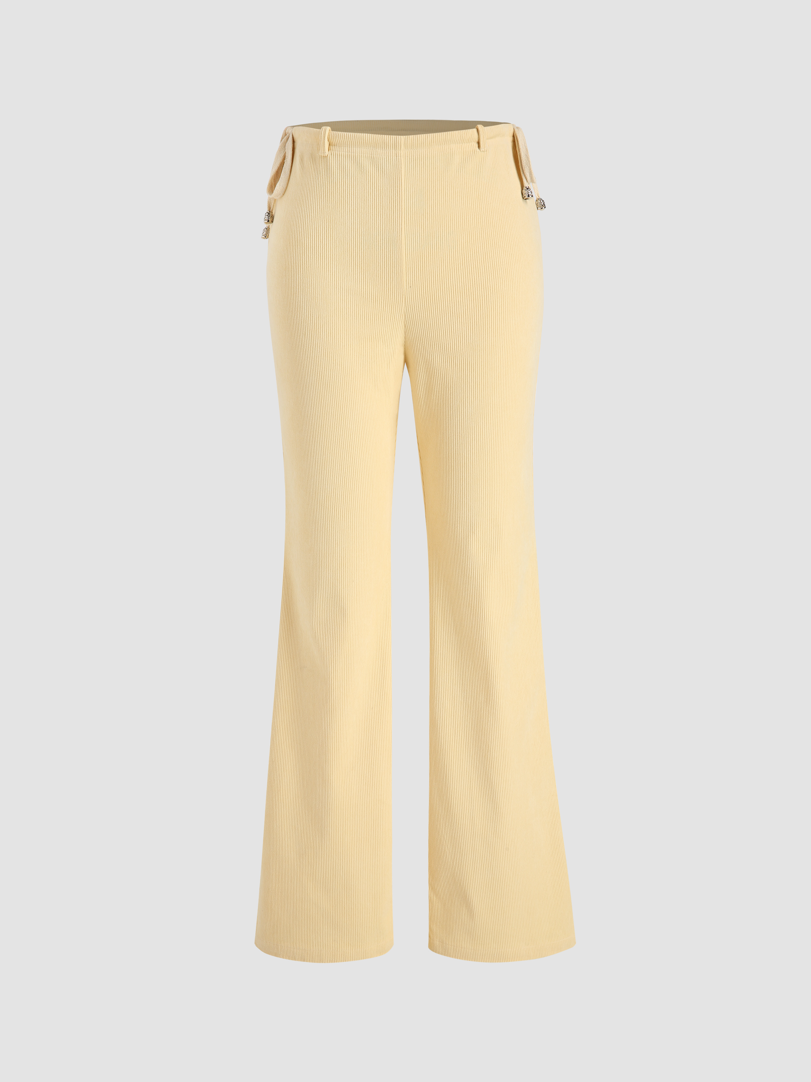 Bow Side Yellow Solid Flares - Cider