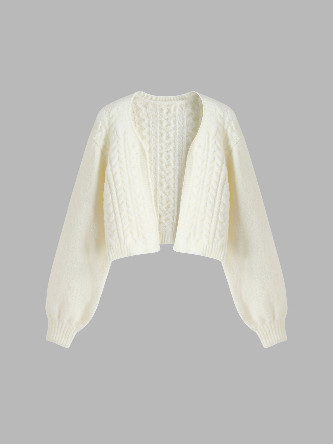 Strickjacke mit Textur