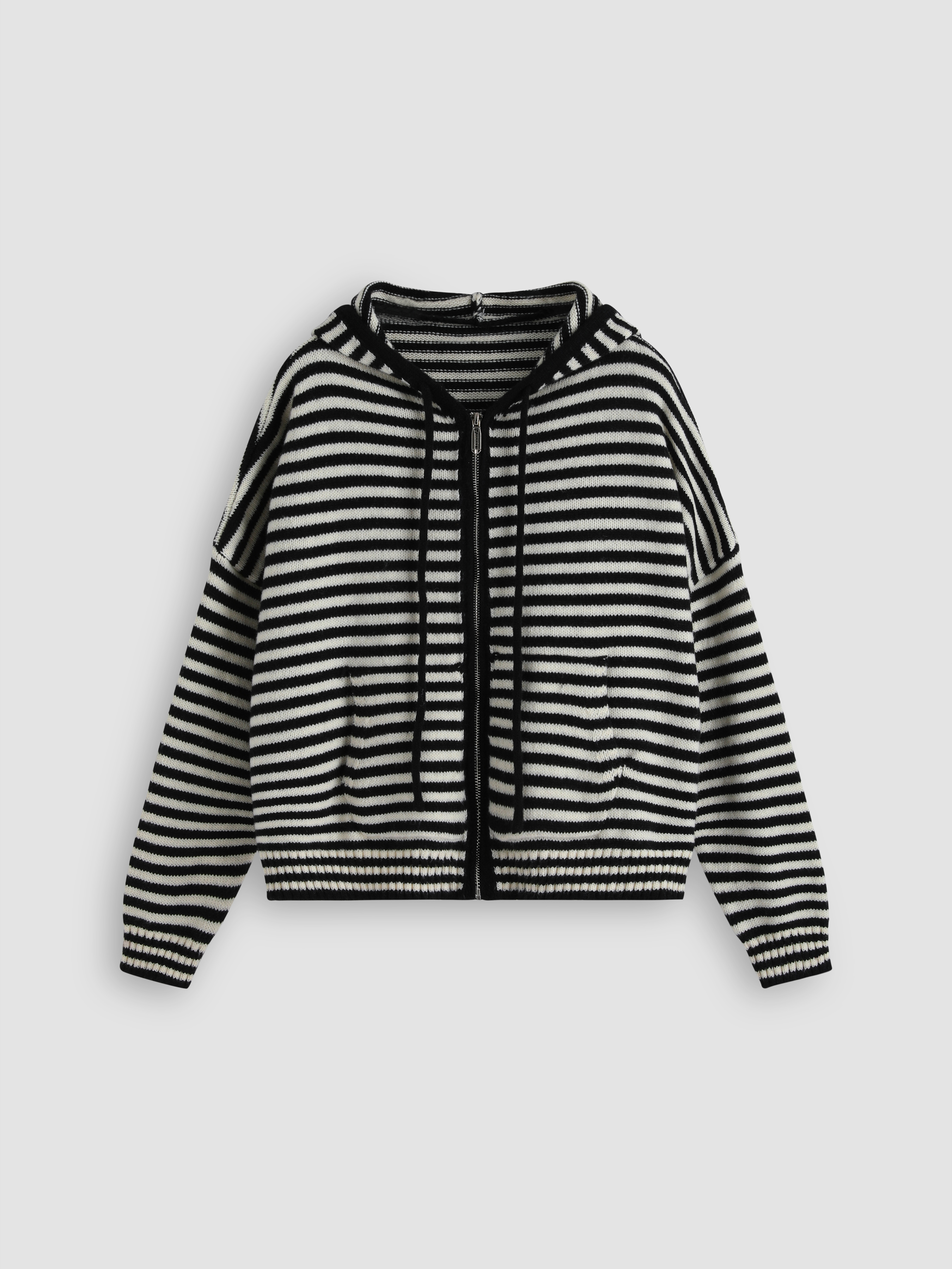 Zip front hooded discount cardigan