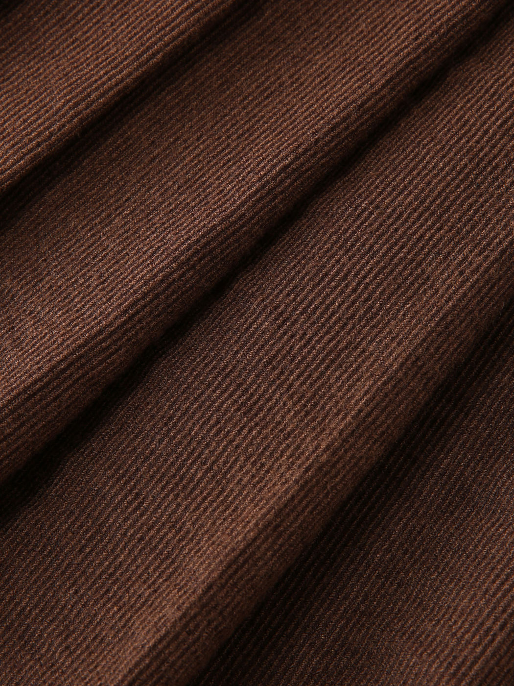 Brown Pleated Mini Skirt 