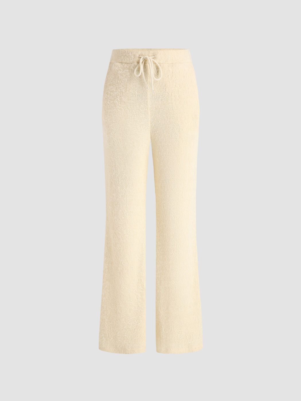 Ivory Solid Trousers