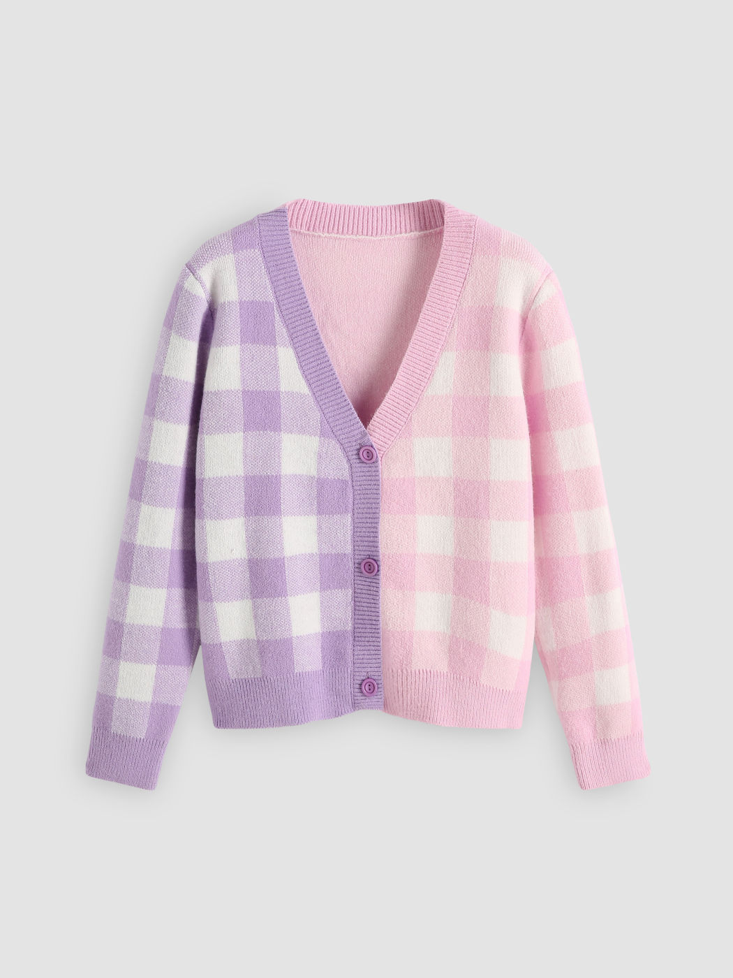 Sweet Two Tone Cardigan