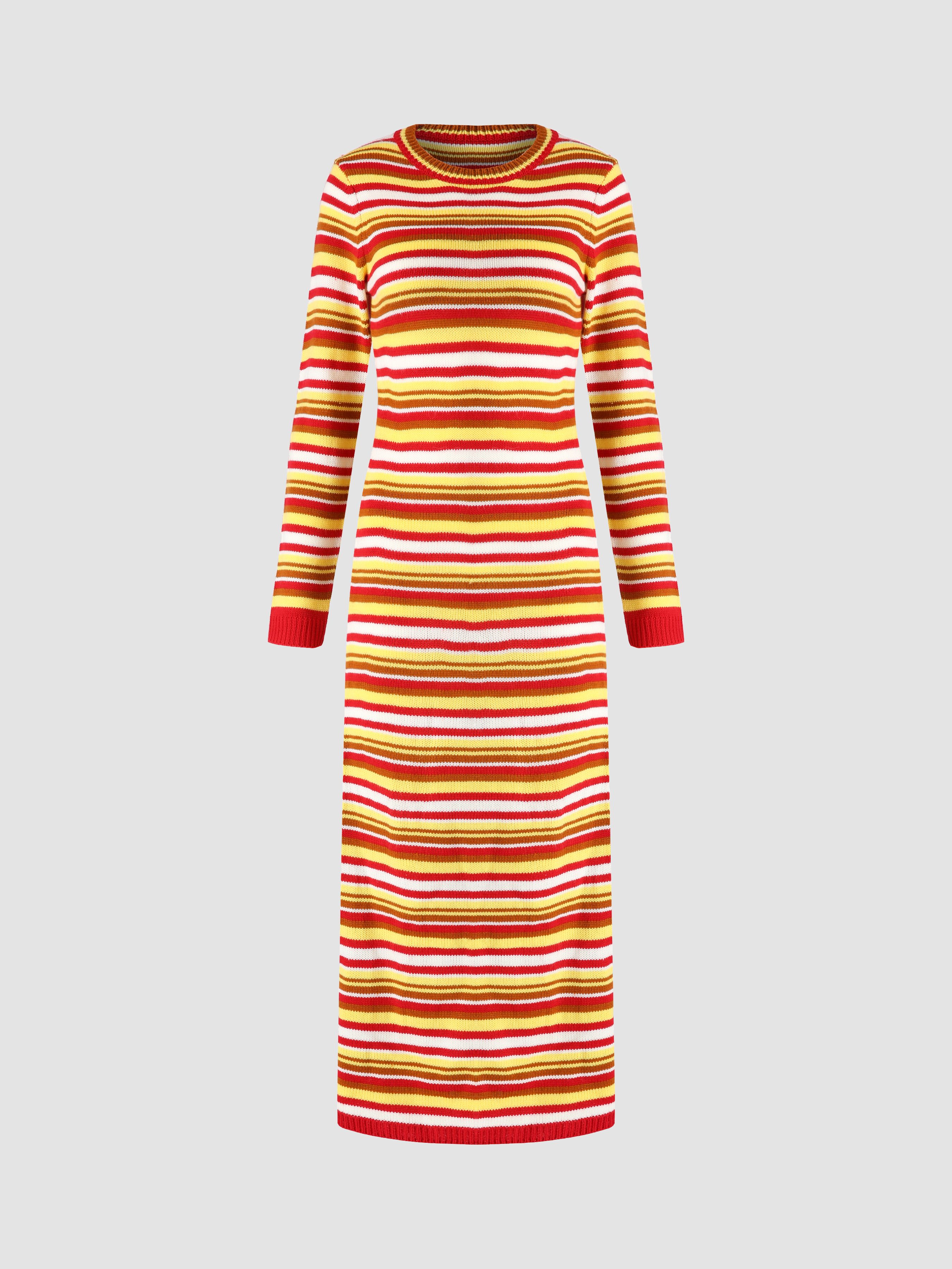 Zara striped outlet knit dress