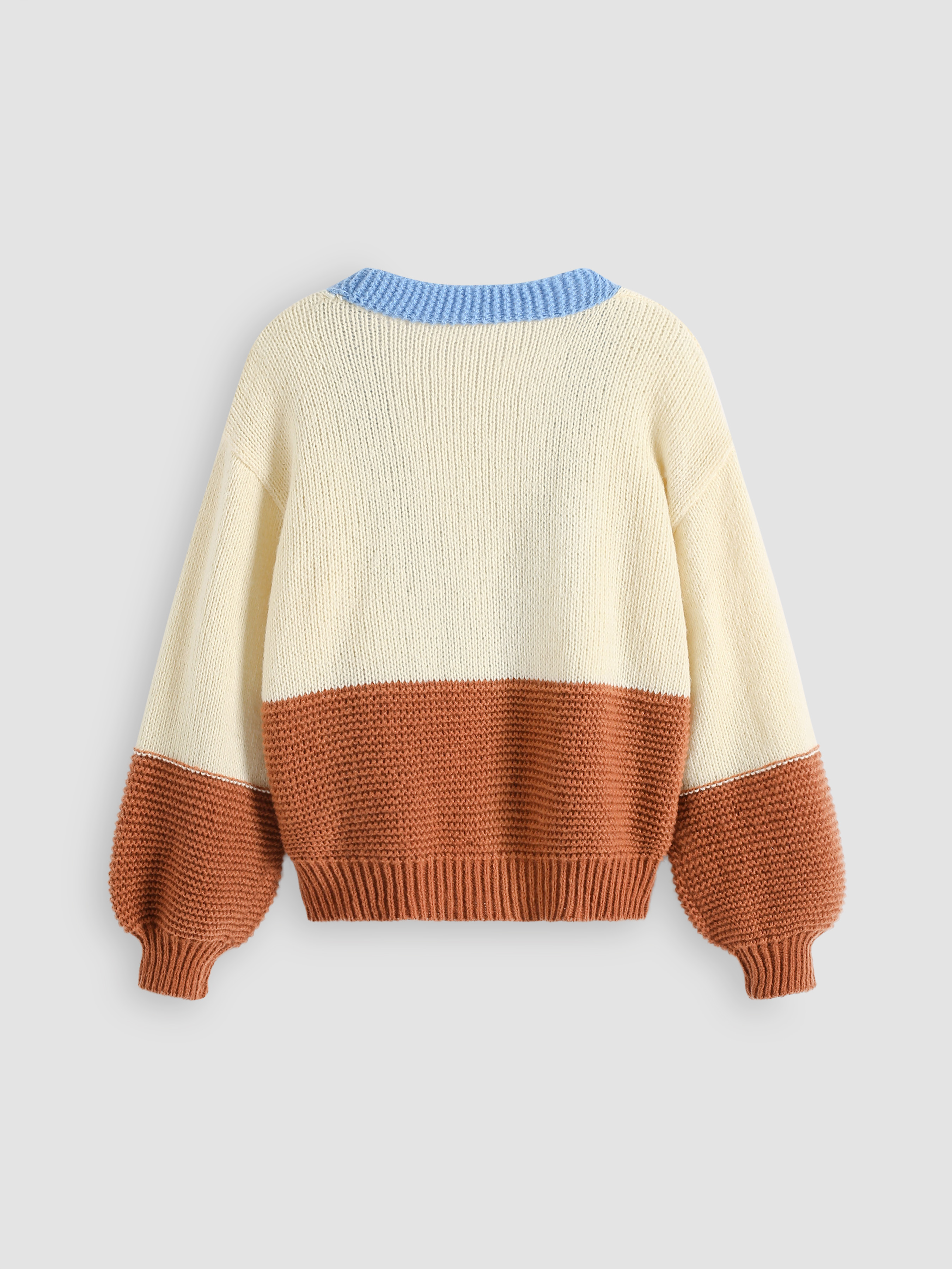 Colorful Oversized Cardigan For Daily Casual School