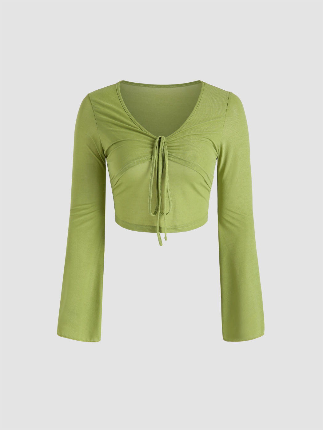 Matcha Green Crop Tee
