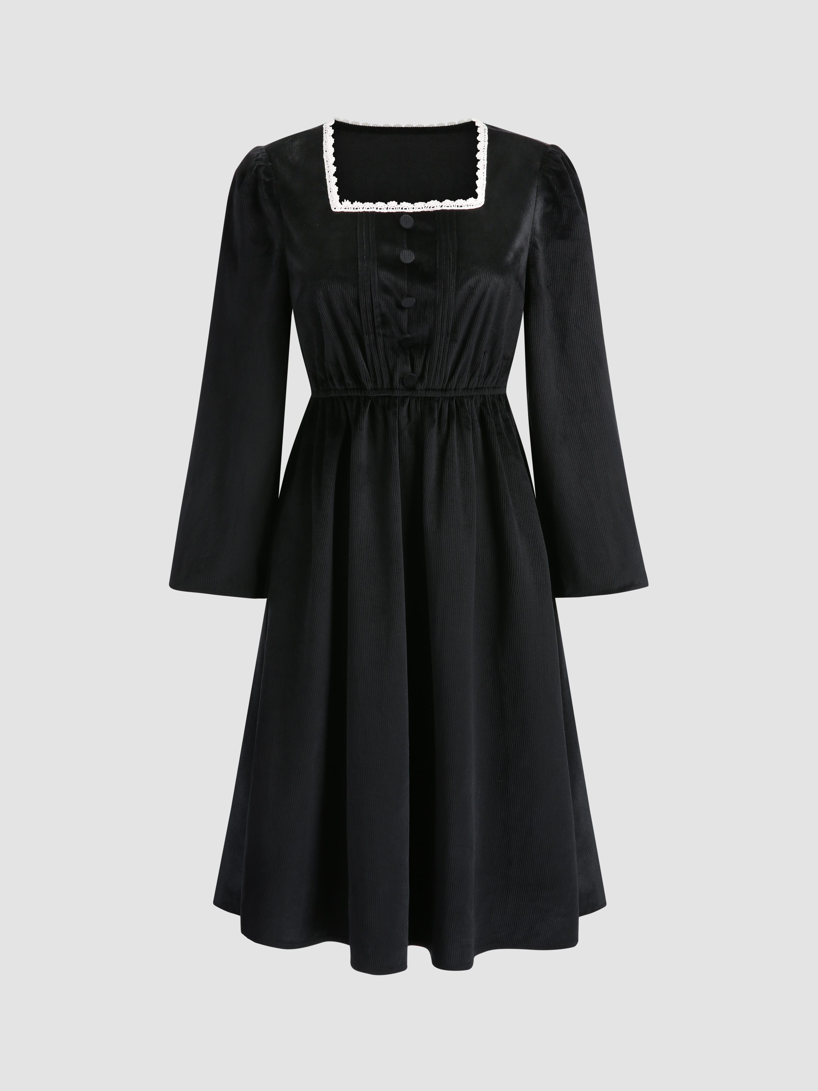 Retro French Style Dress - Cider