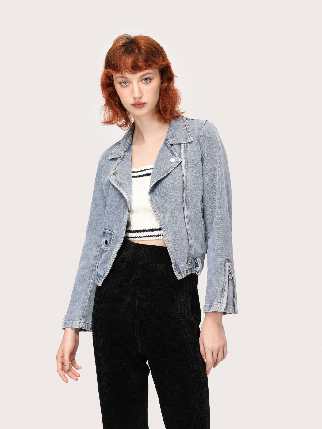 Into The Night Black Flare Trousers