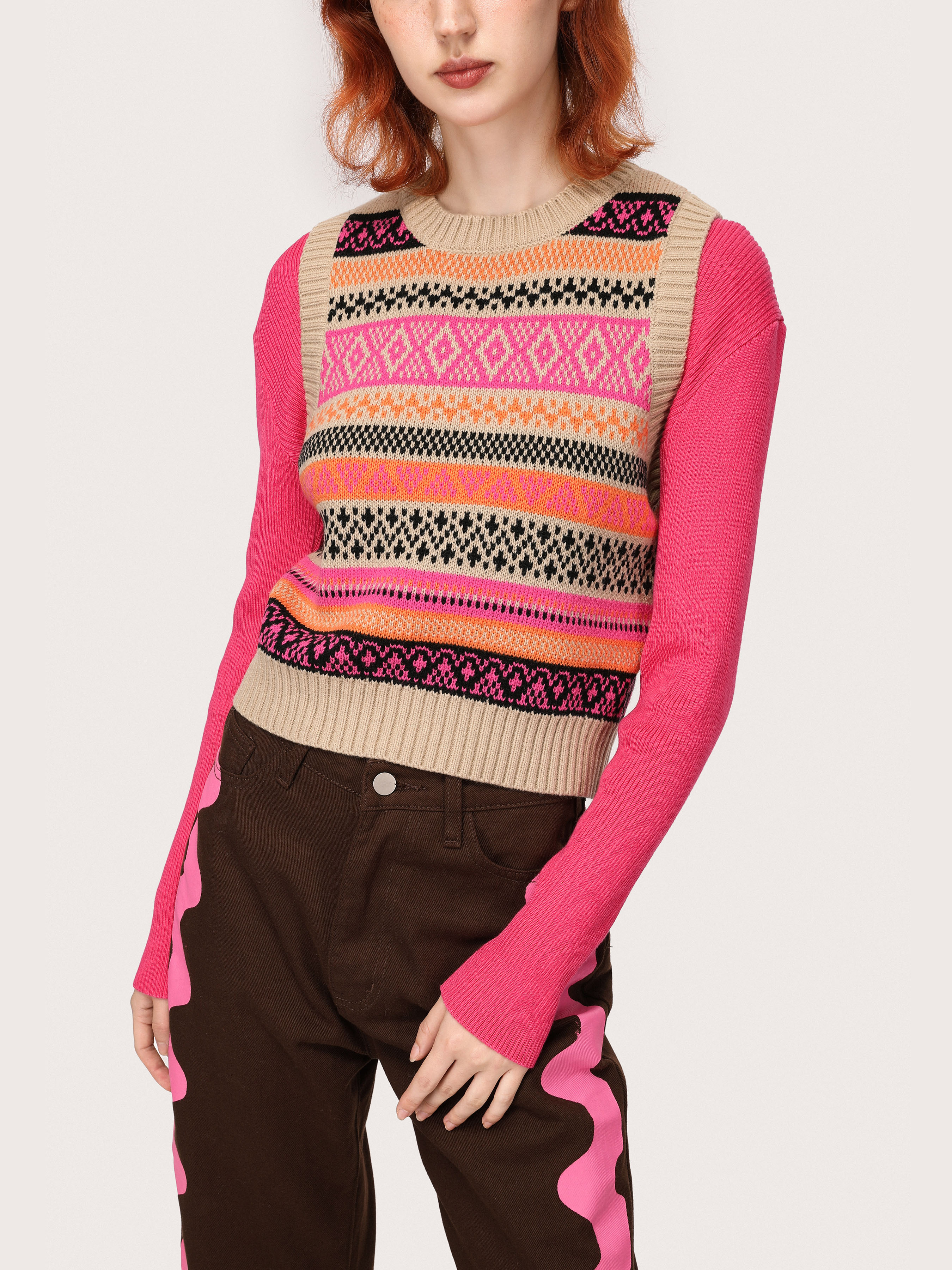 A Colorful Life Sweater Vest