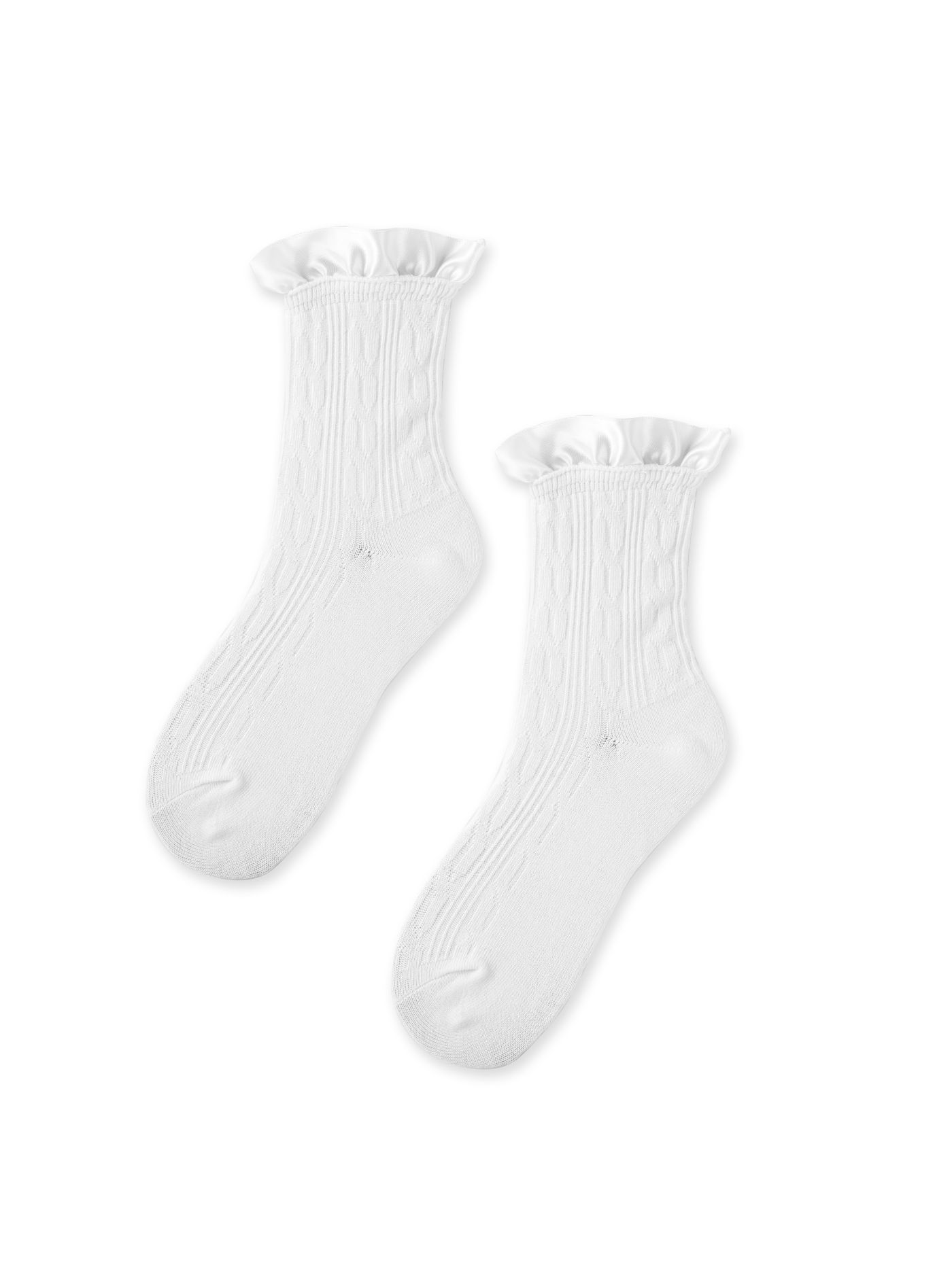Texture Ruffle Socks