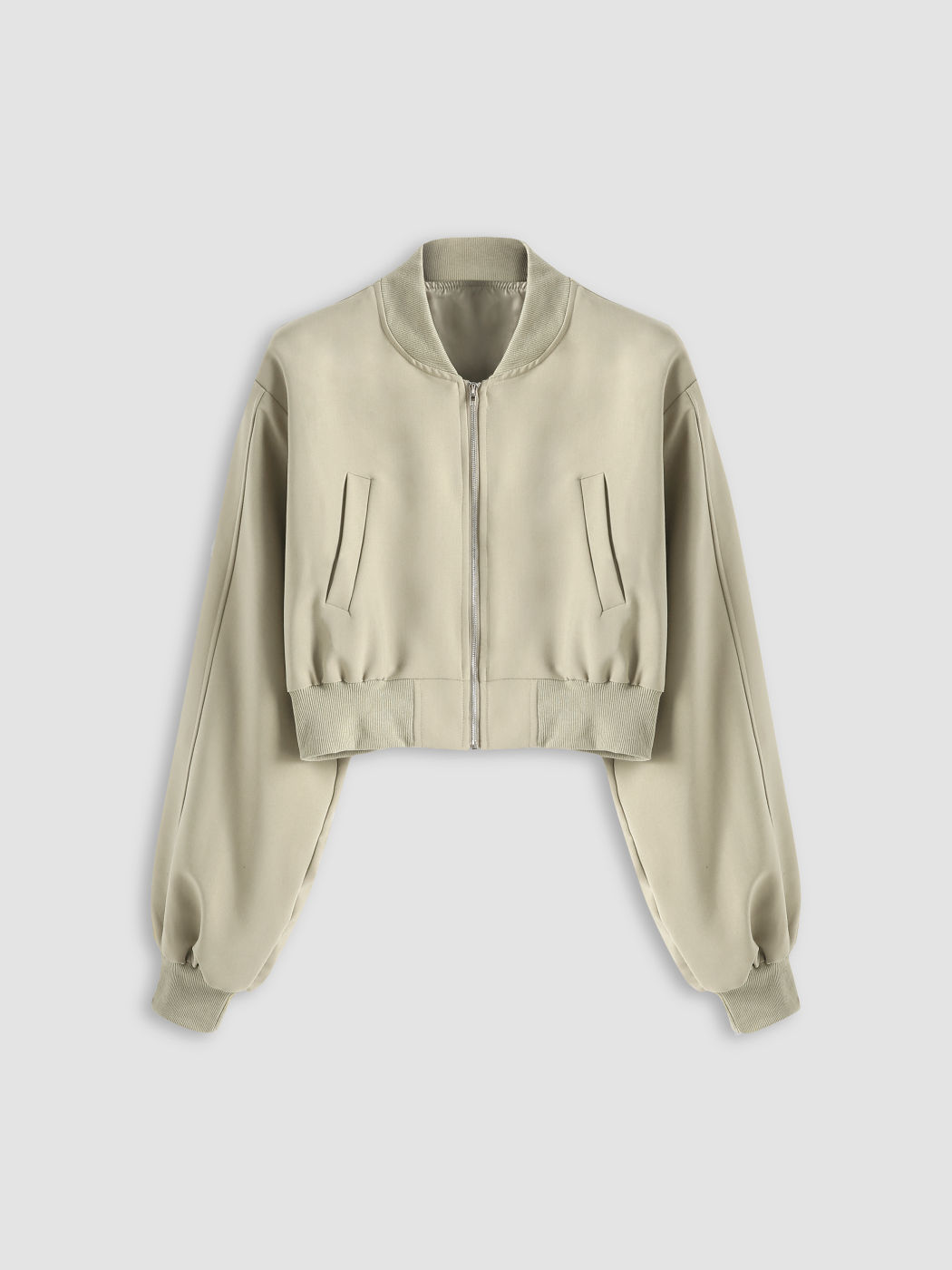 Olivgrüne Fliegerjacke