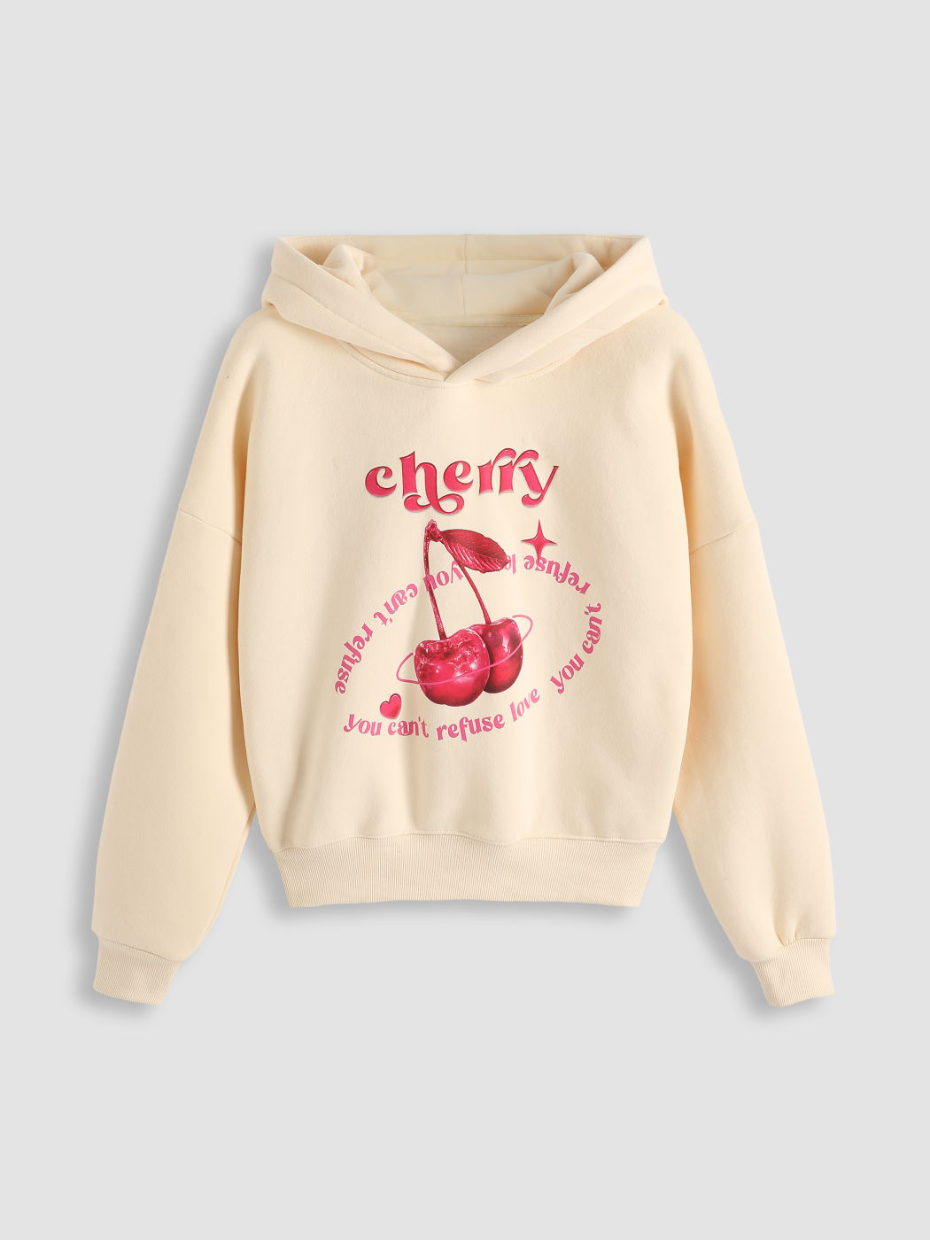 Lieben Sie einfach KirschHoodie