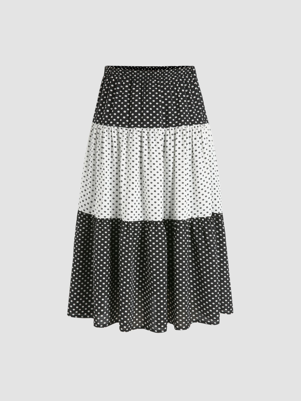 Polka Dot Midi Skirt