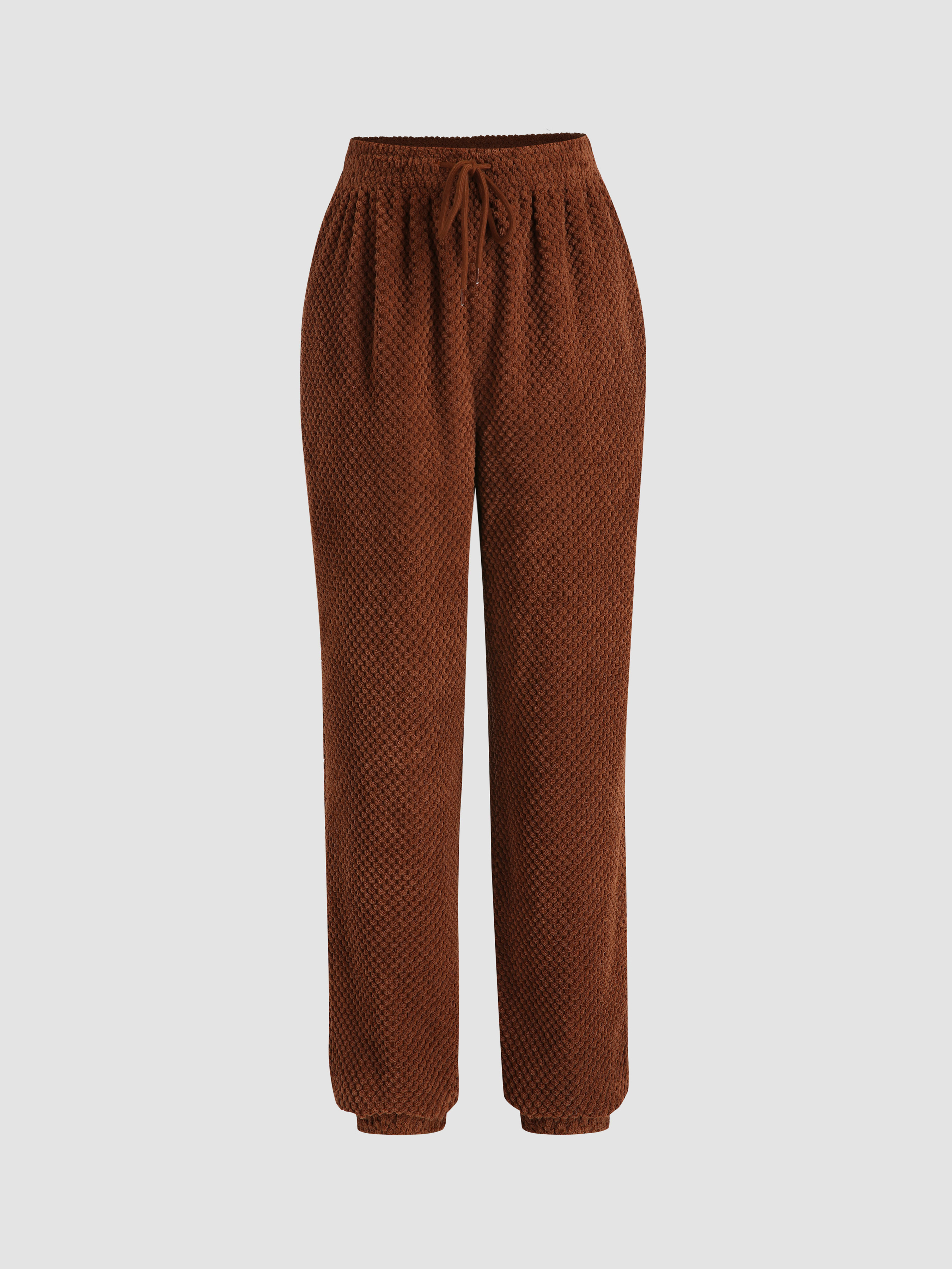 Casual Brown Joggers - Cider