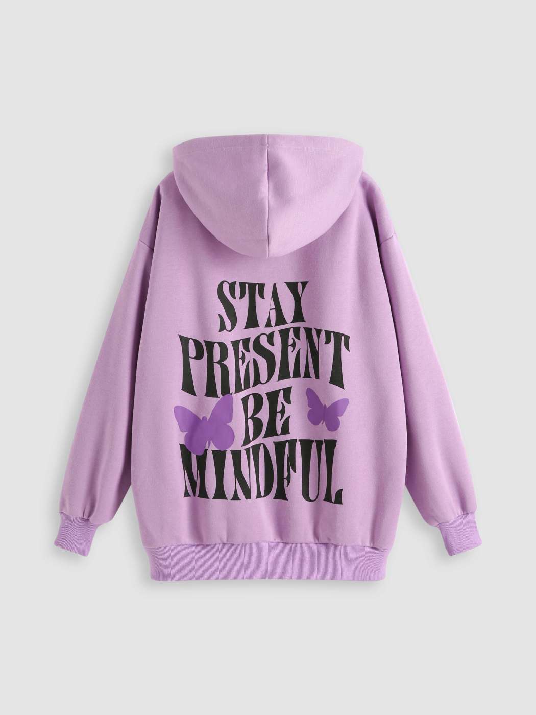 Purple Graphic Hoodie