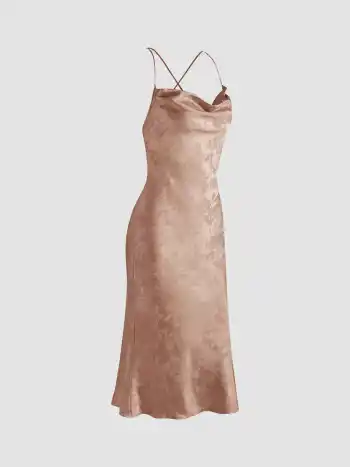 Florales Muster Midikleid