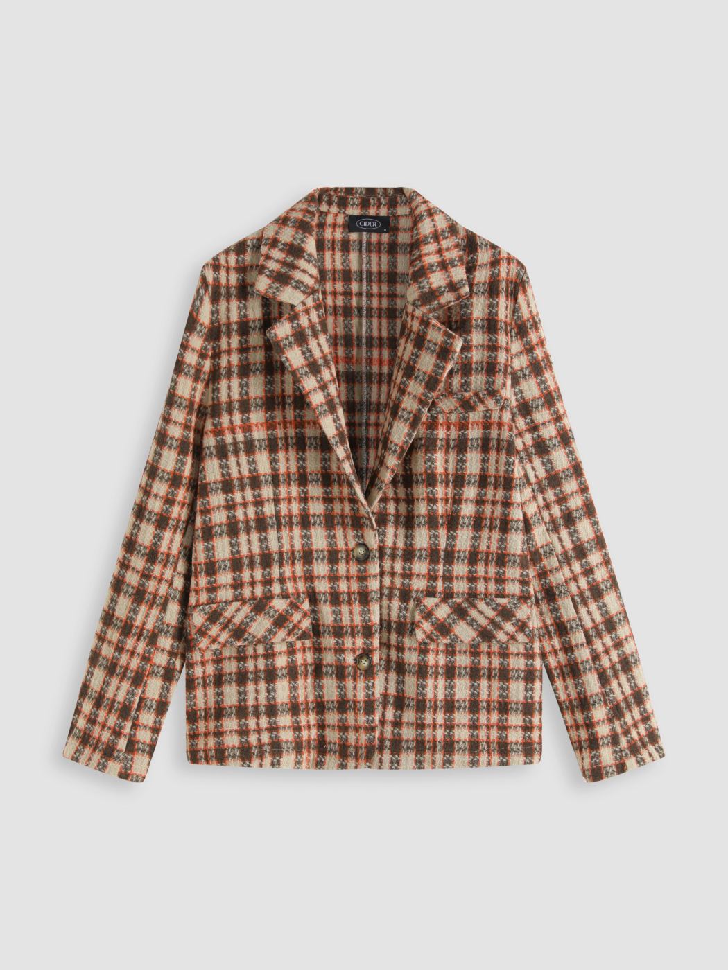 Karierte Jacke