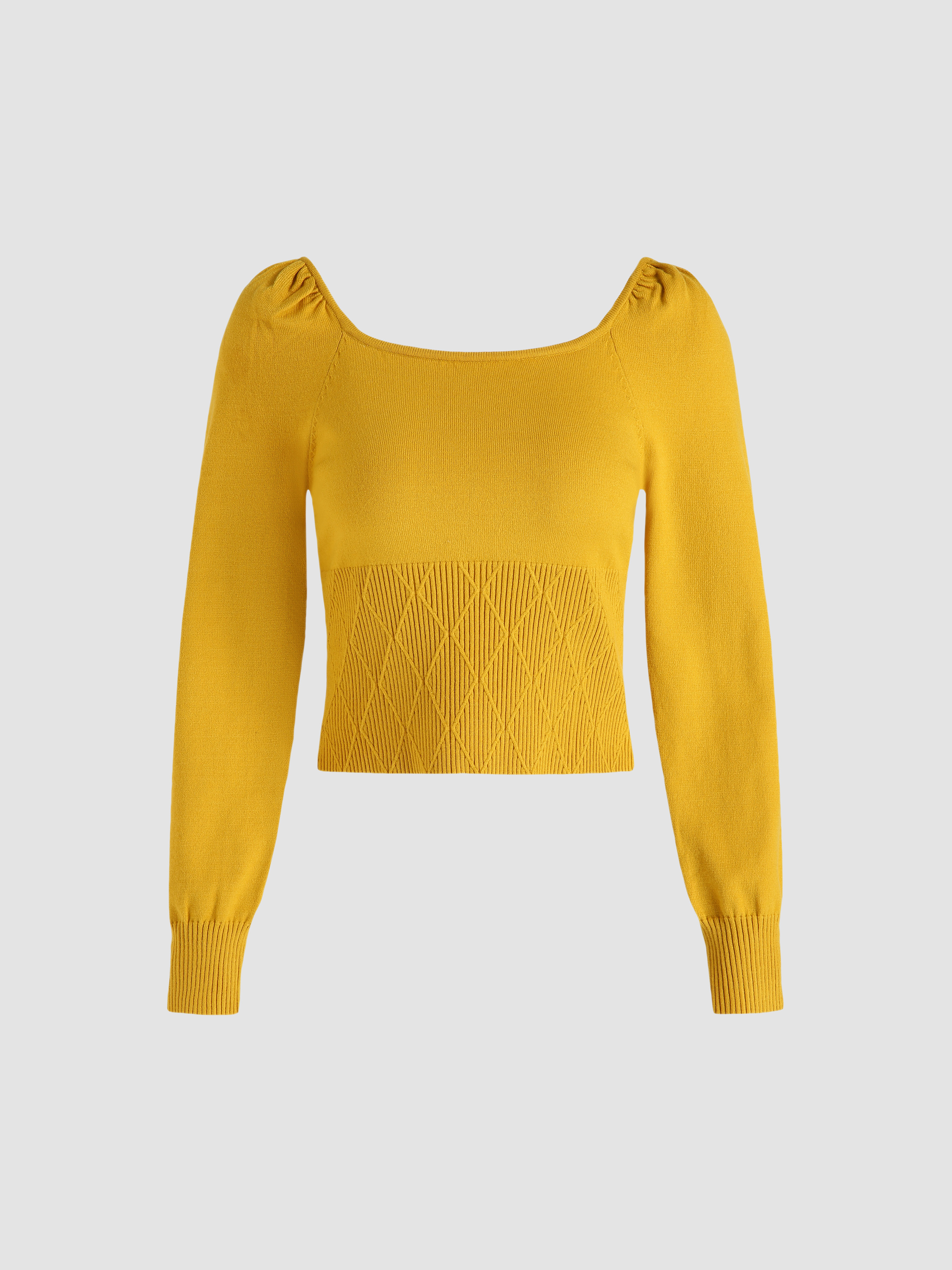 Ginger Texture Sweater Cider