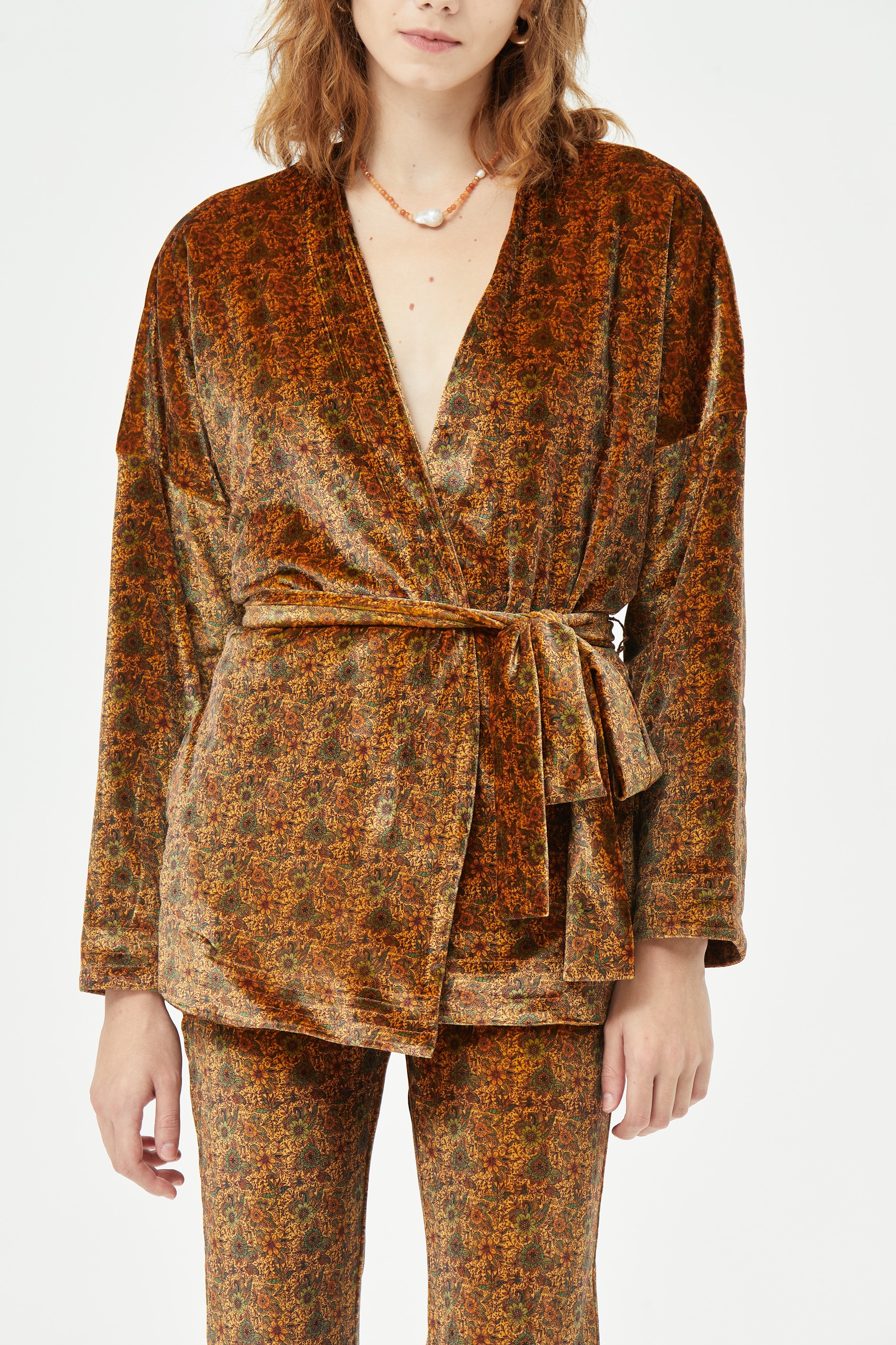 Retro Floral Pattern Jacket