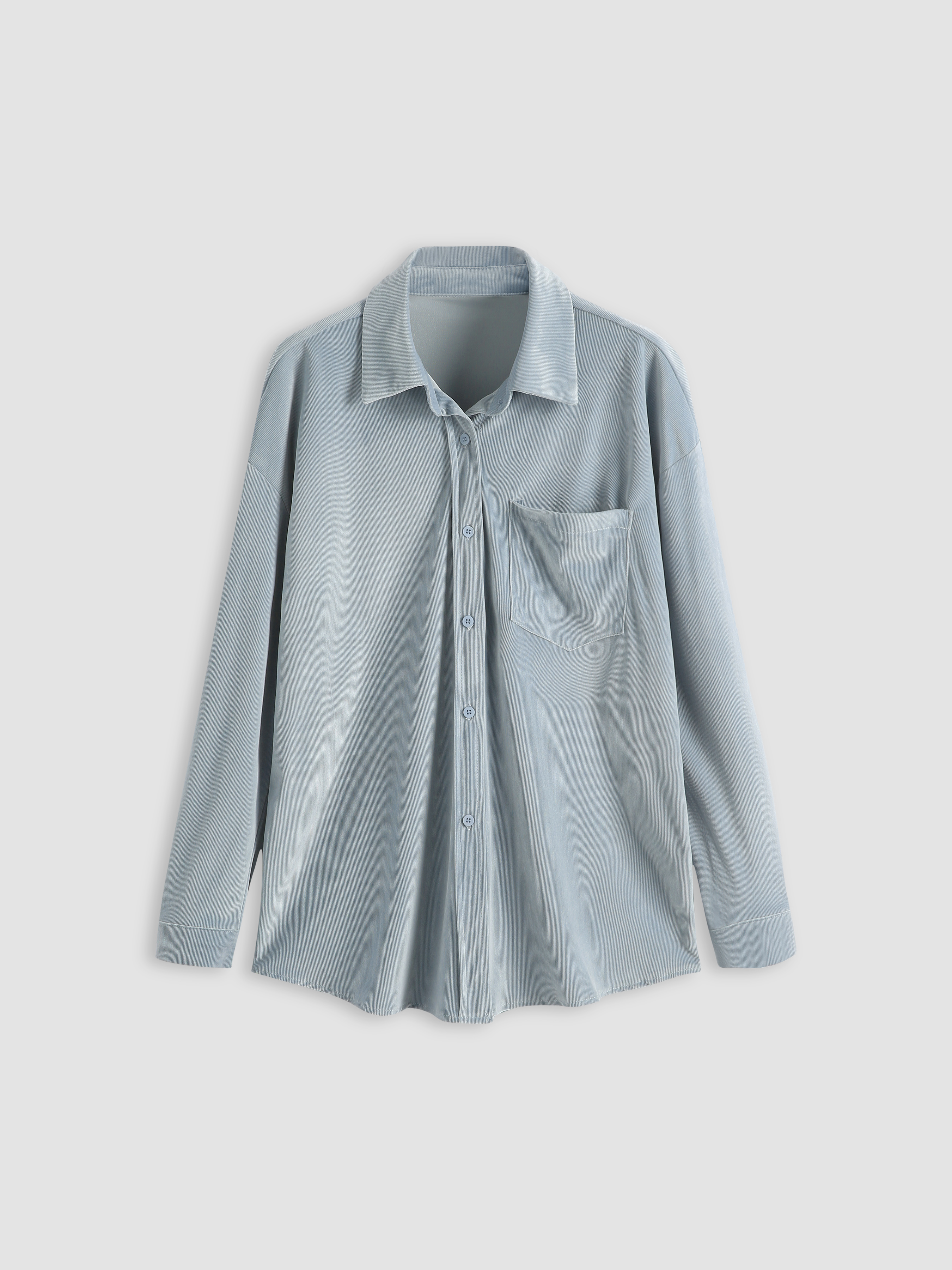 Soft Shimmer Shirt For School Daily Casual Date Exhibition Coffee Shop