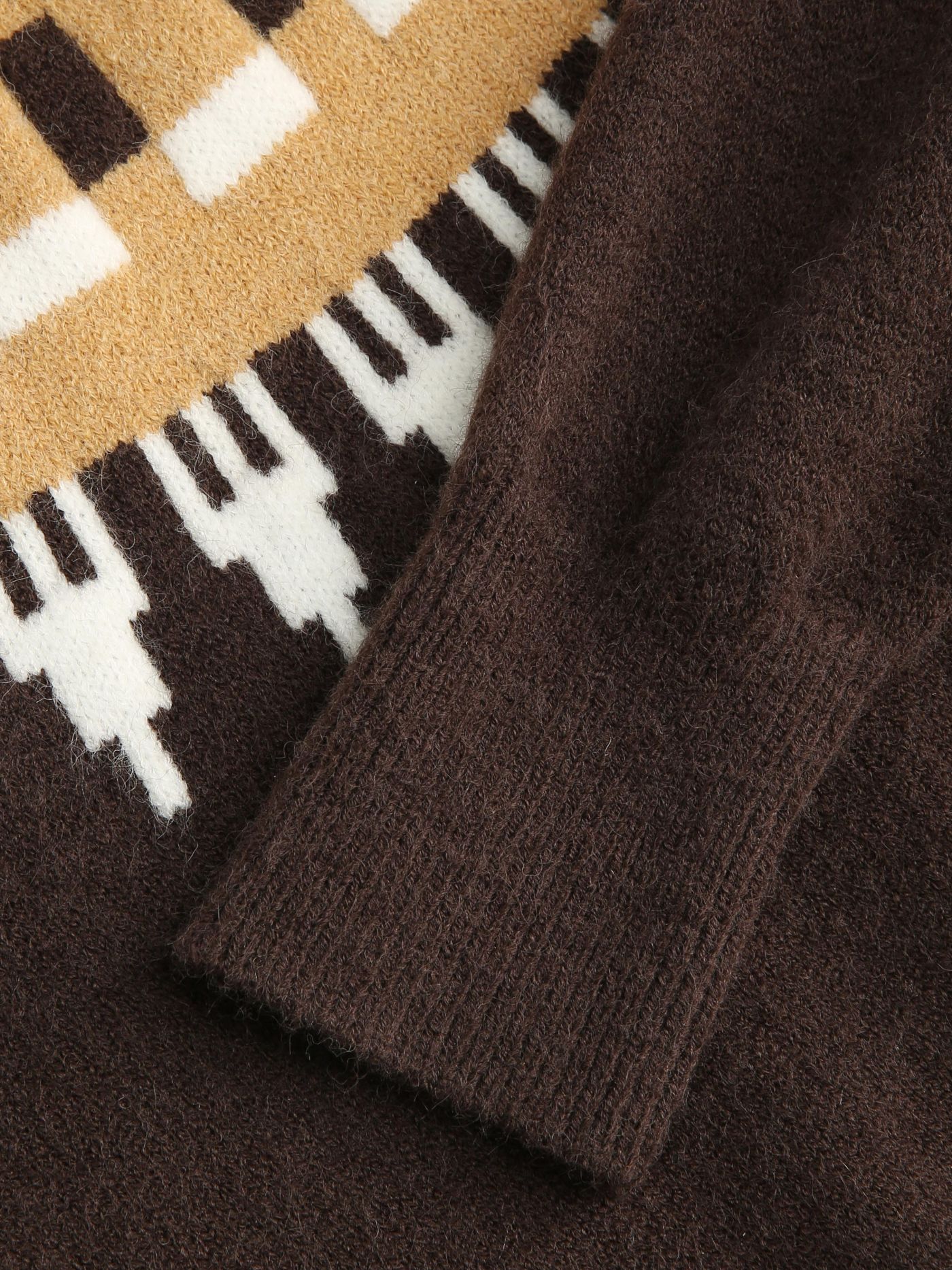 Artsy Patchy Sweater