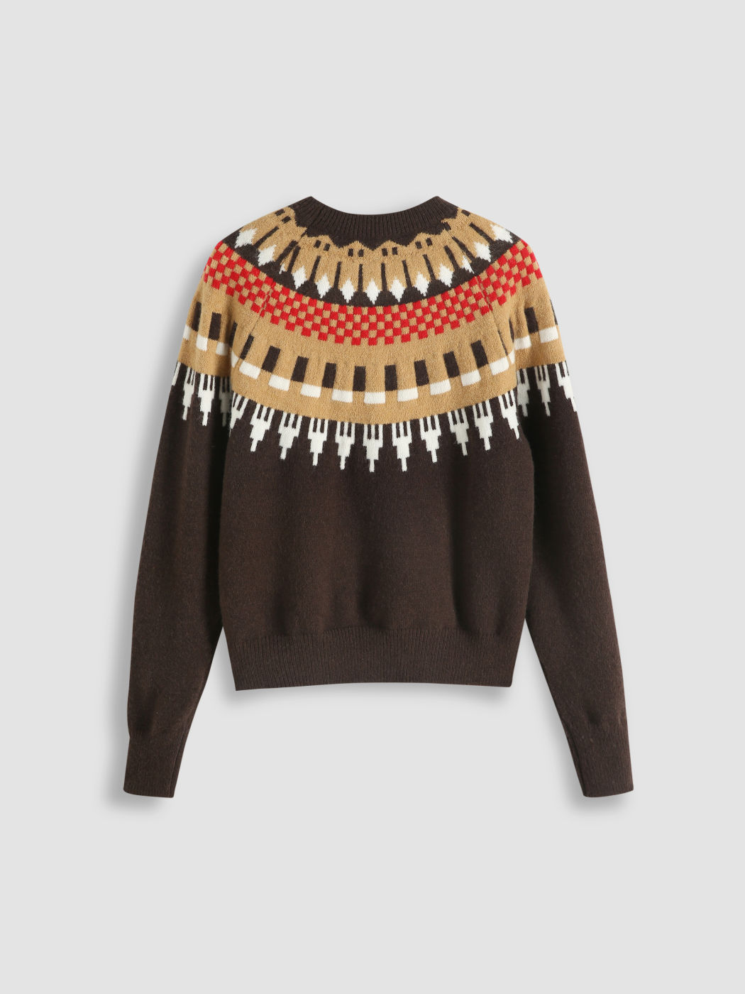 Künstlerischer Patchy-Pullover