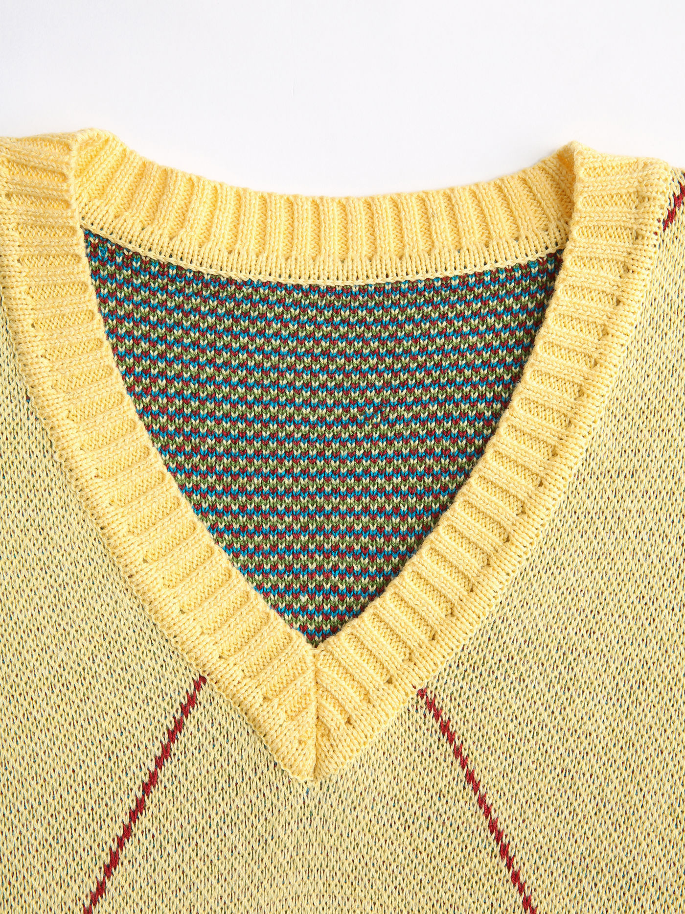 Colorful Argyle Sweater