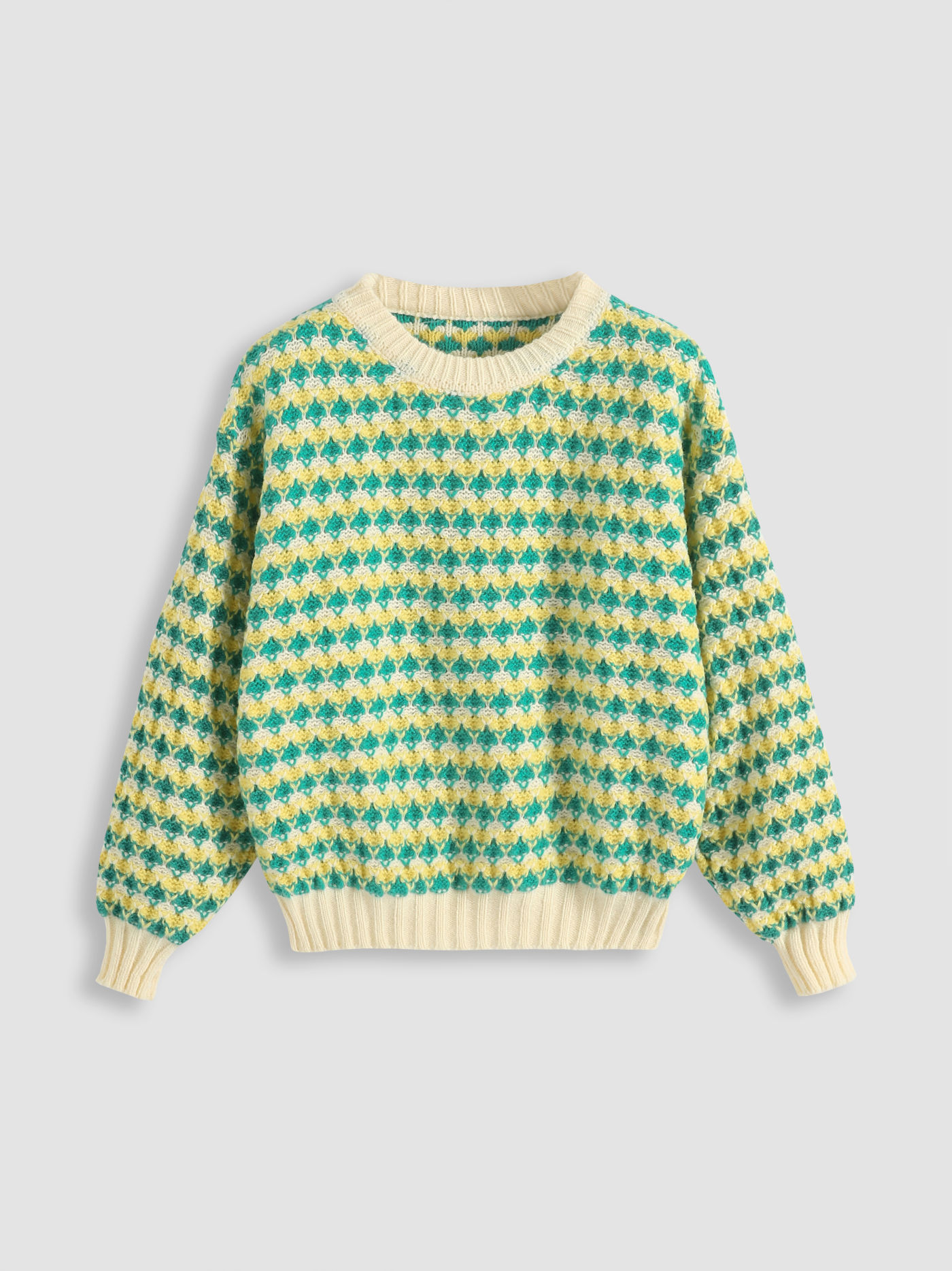 Green Stripe Sweater