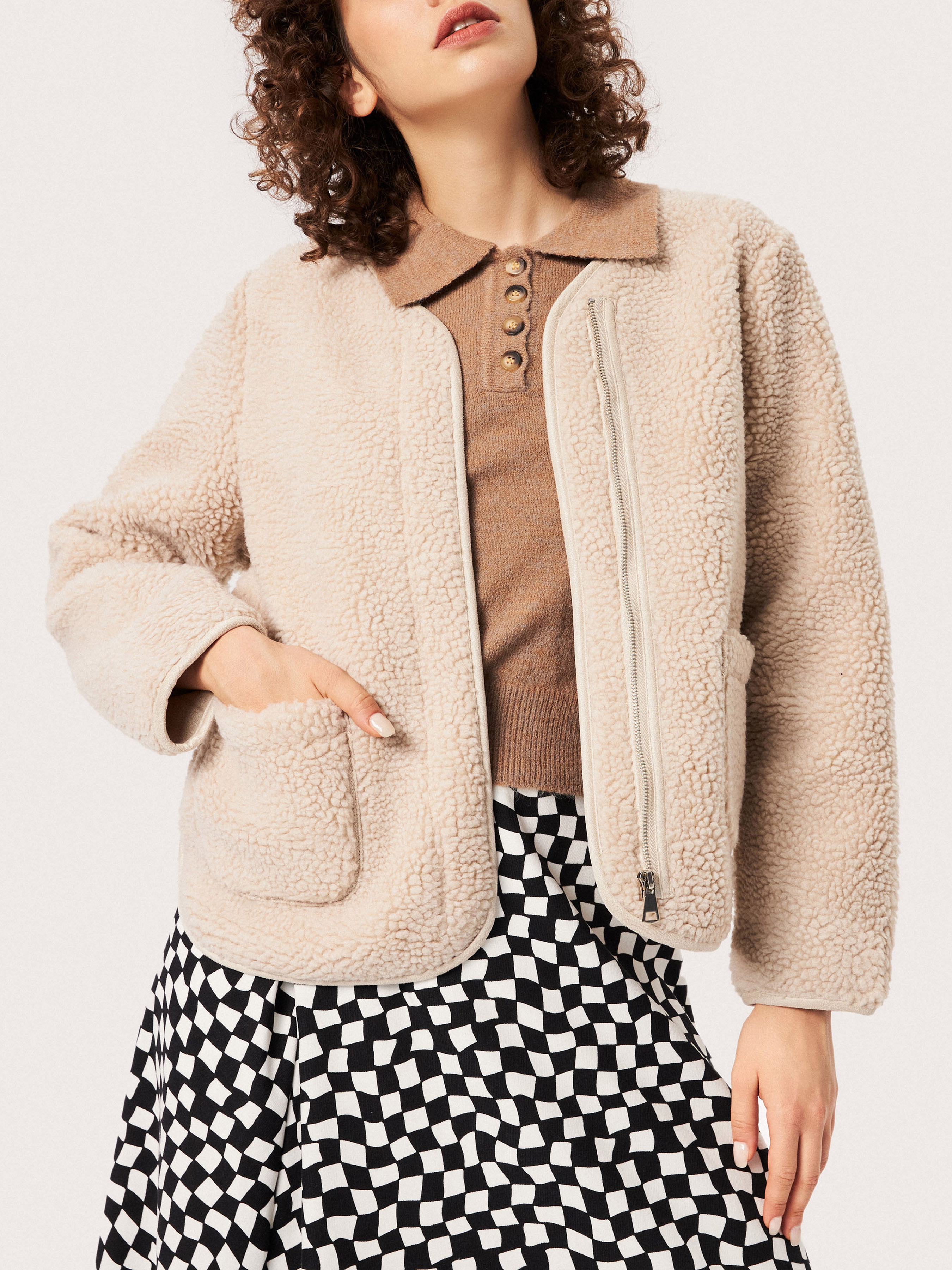 ジャケット・アウター 20AW SUGARHILL EMBROIDARY TEDDY JACKET 2 20AW SUGARHILL EMBROIDARY TEDDY JACKET 2