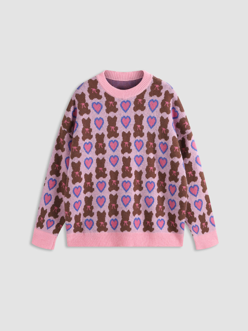 Pullover mit Herz und Teddybär