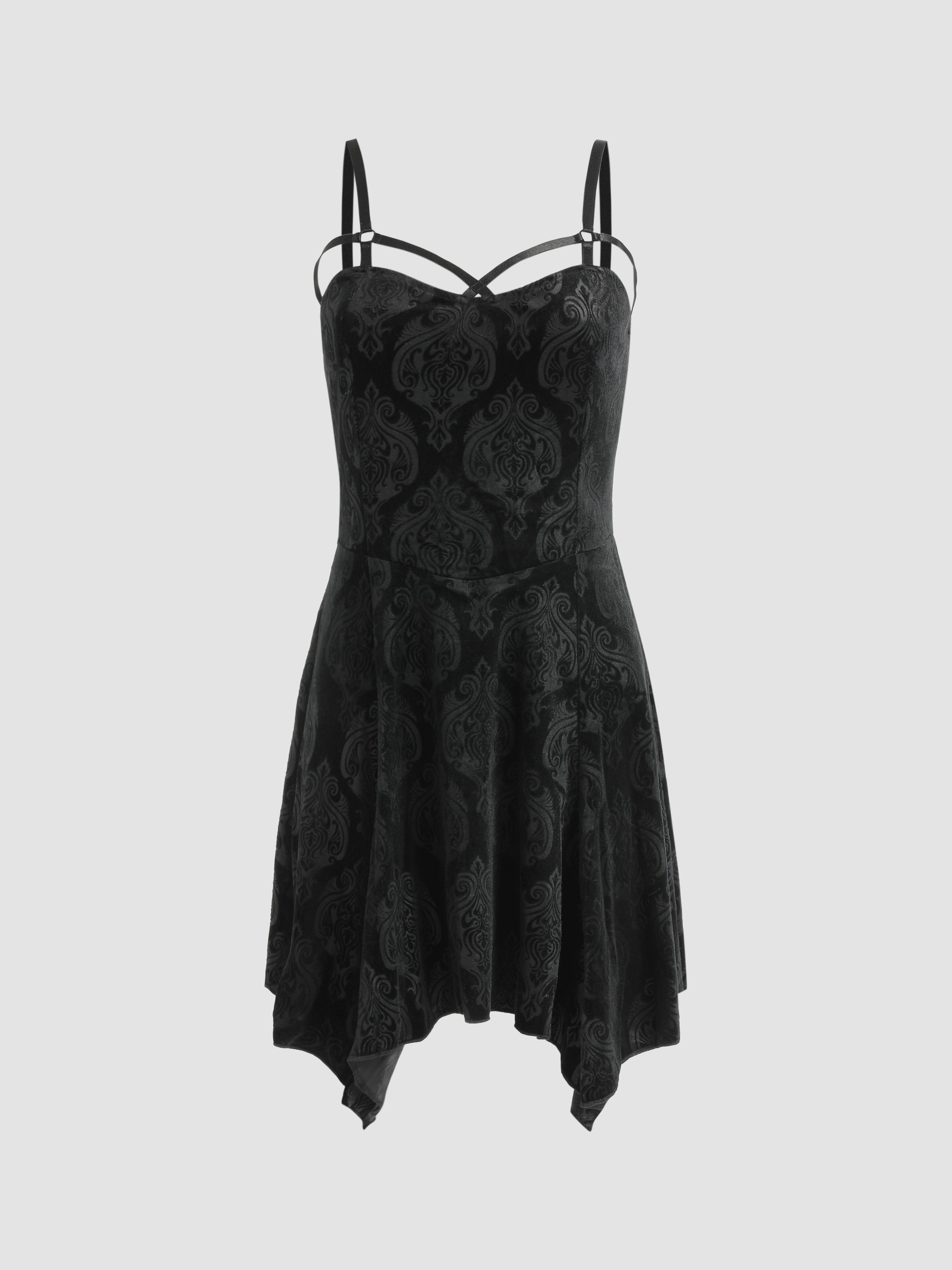 Floral Jacquard Cami Dress Cider