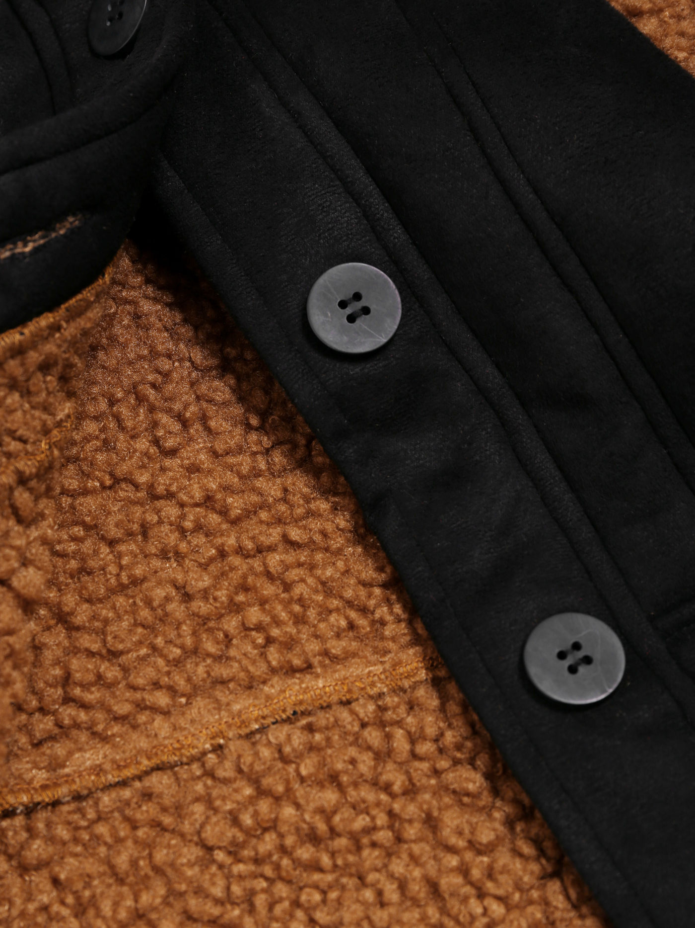 Teddy Patchy Jacket