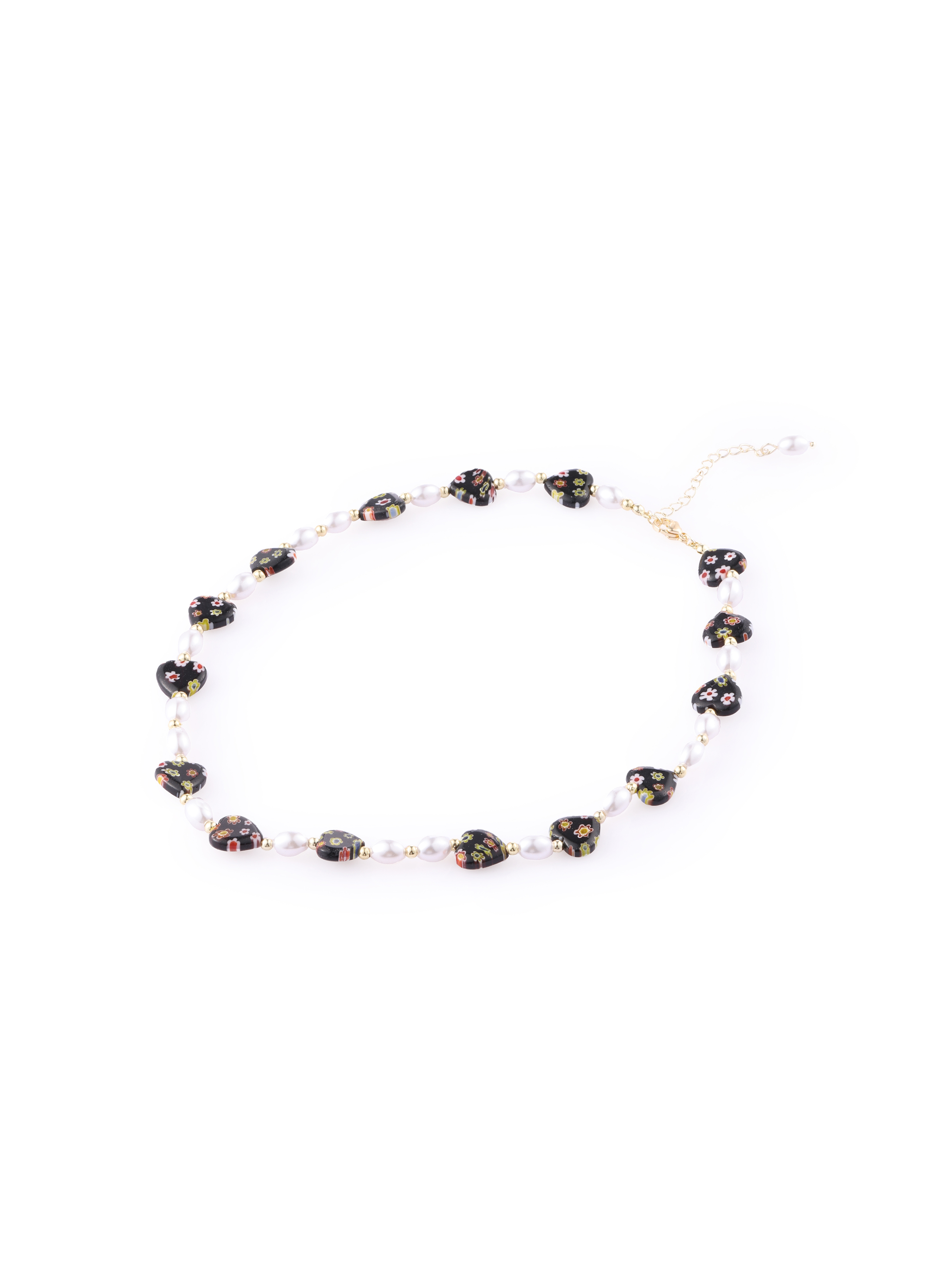 Heart Design & Pearl Necklace Cider