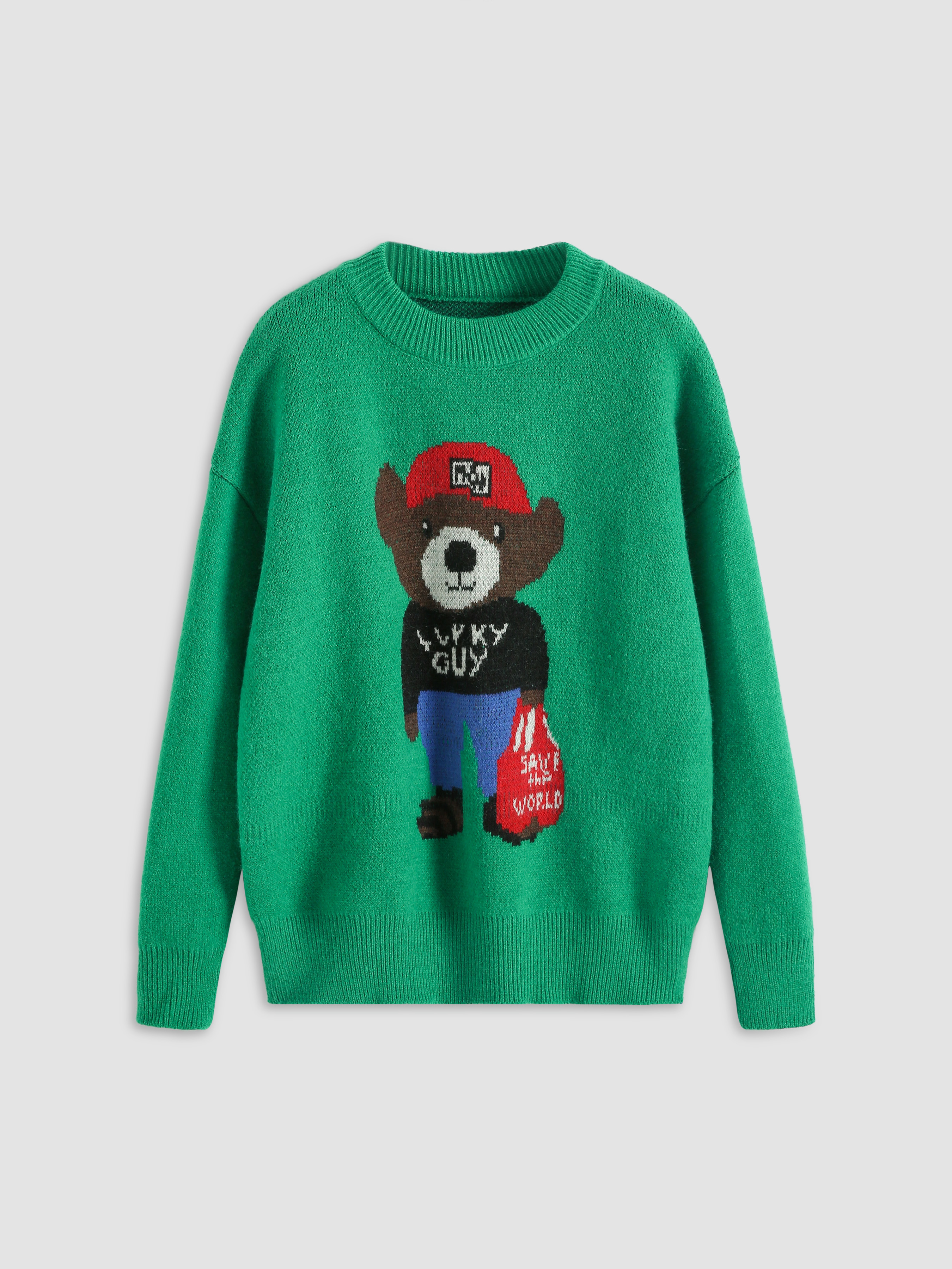 Bear Shopper Sweater Cider