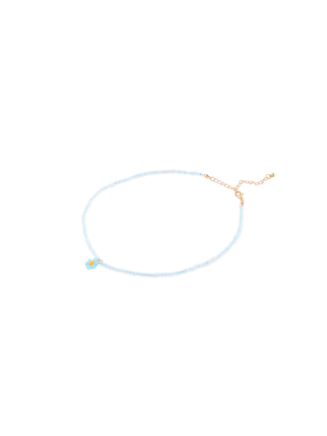 Beaded Flower Decor Necklace